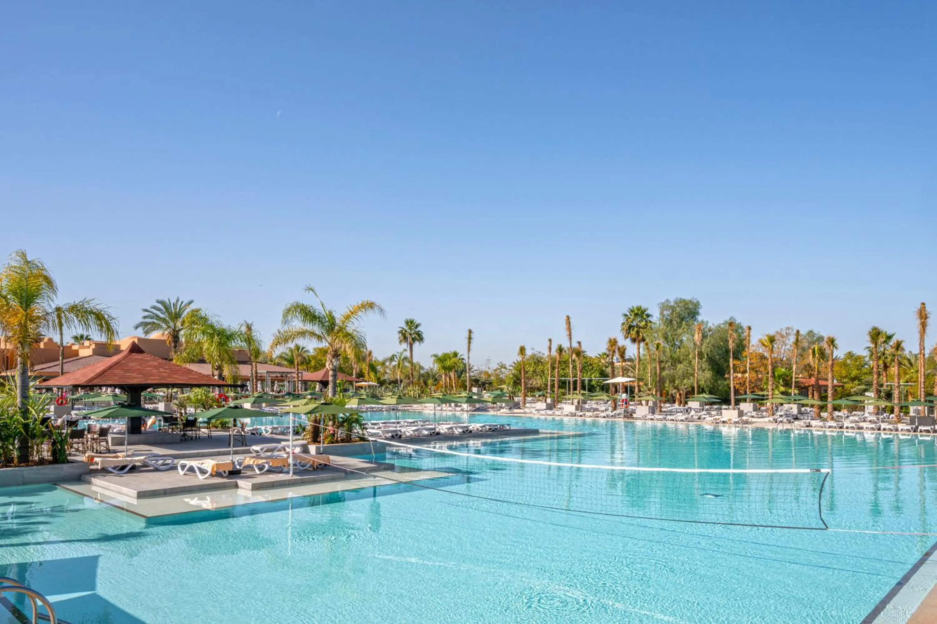 Pool view in Hotel Riu Tikida Palmeraie - All Inclusive