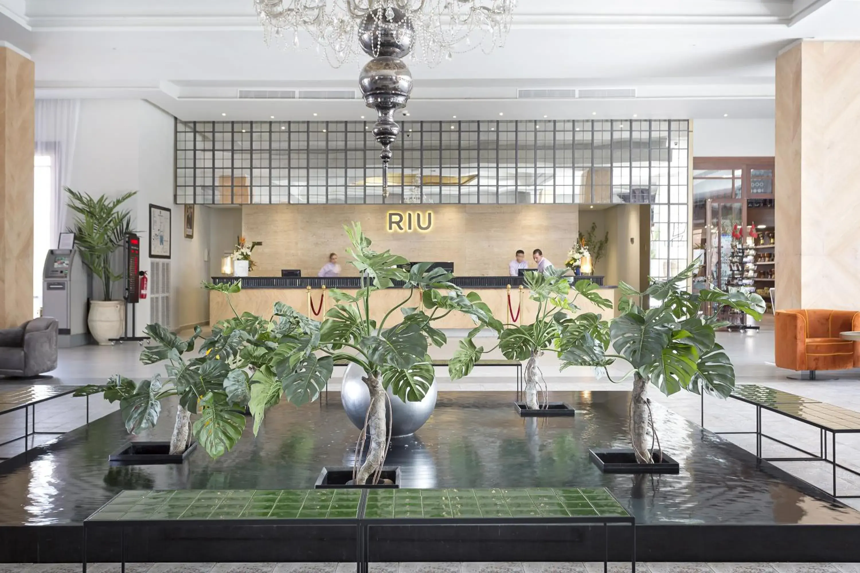 Lobby or reception in Hotel Riu Tikida Palmeraie - All Inclusive Lobby or reception in Hotel Riu Tikida Palmeraie - All Inclusive