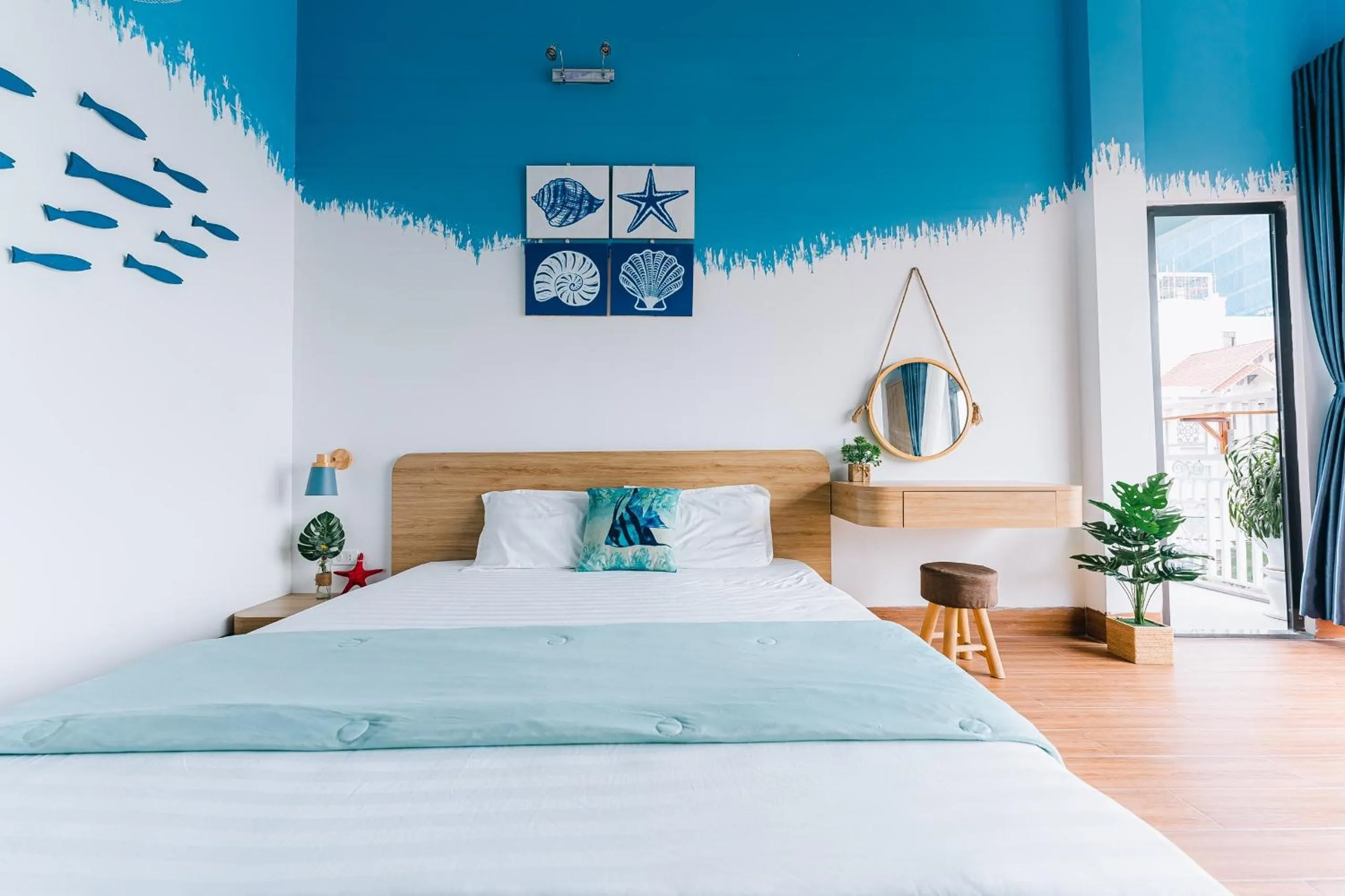 Bed in Blossom Sea Homestay Quy Nhơn