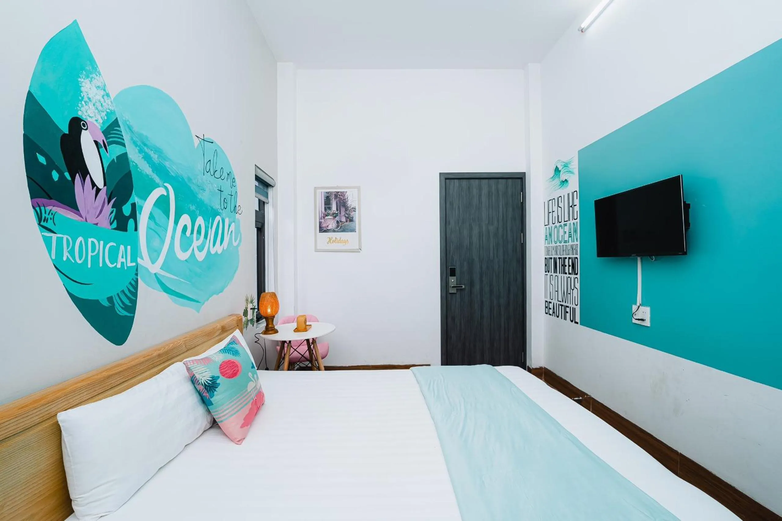 Bed in Blossom Sea Homestay Quy Nhơn