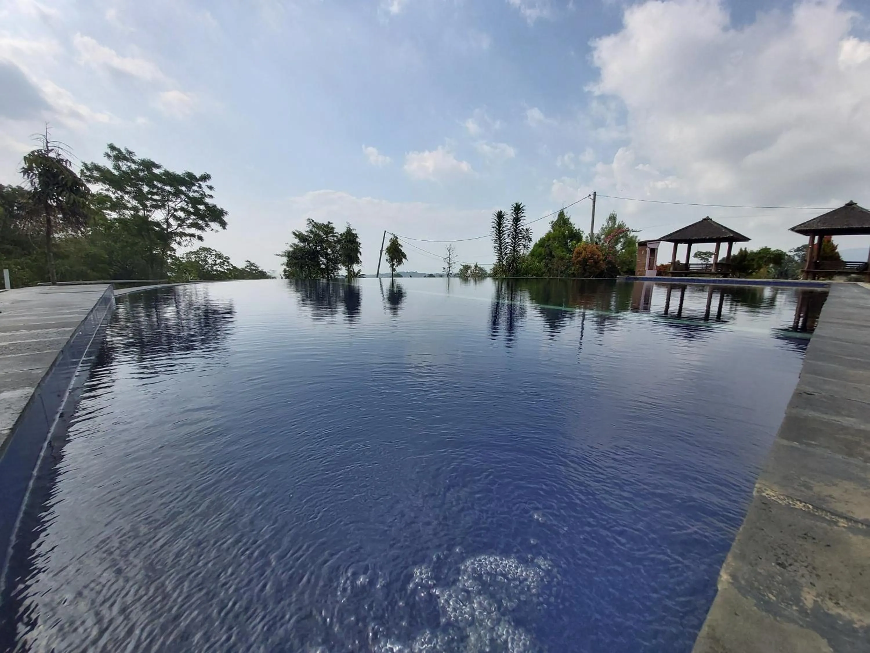Pool view in Degung Hillside