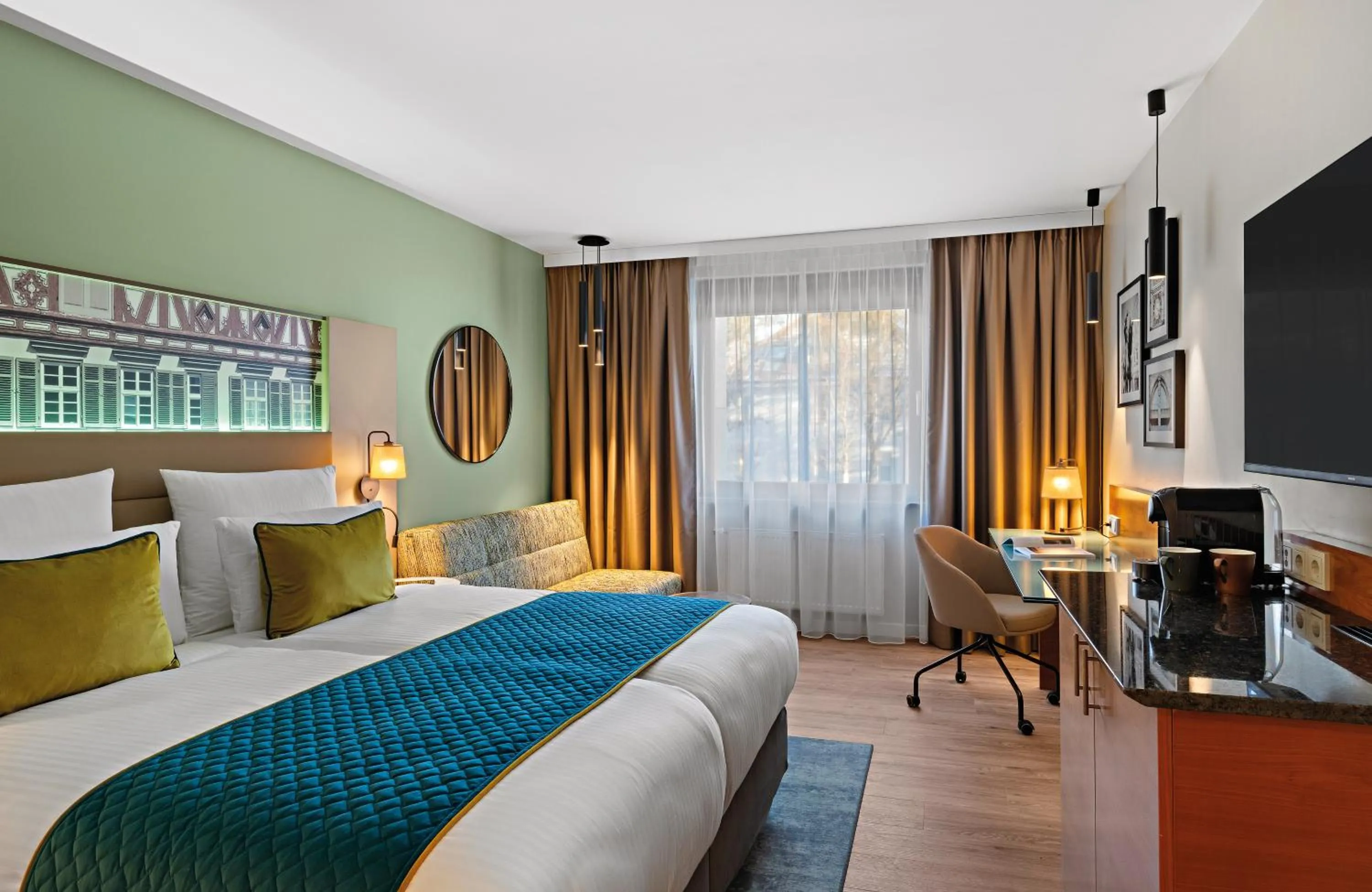 Bed in Leonardo Hotel Esslingen