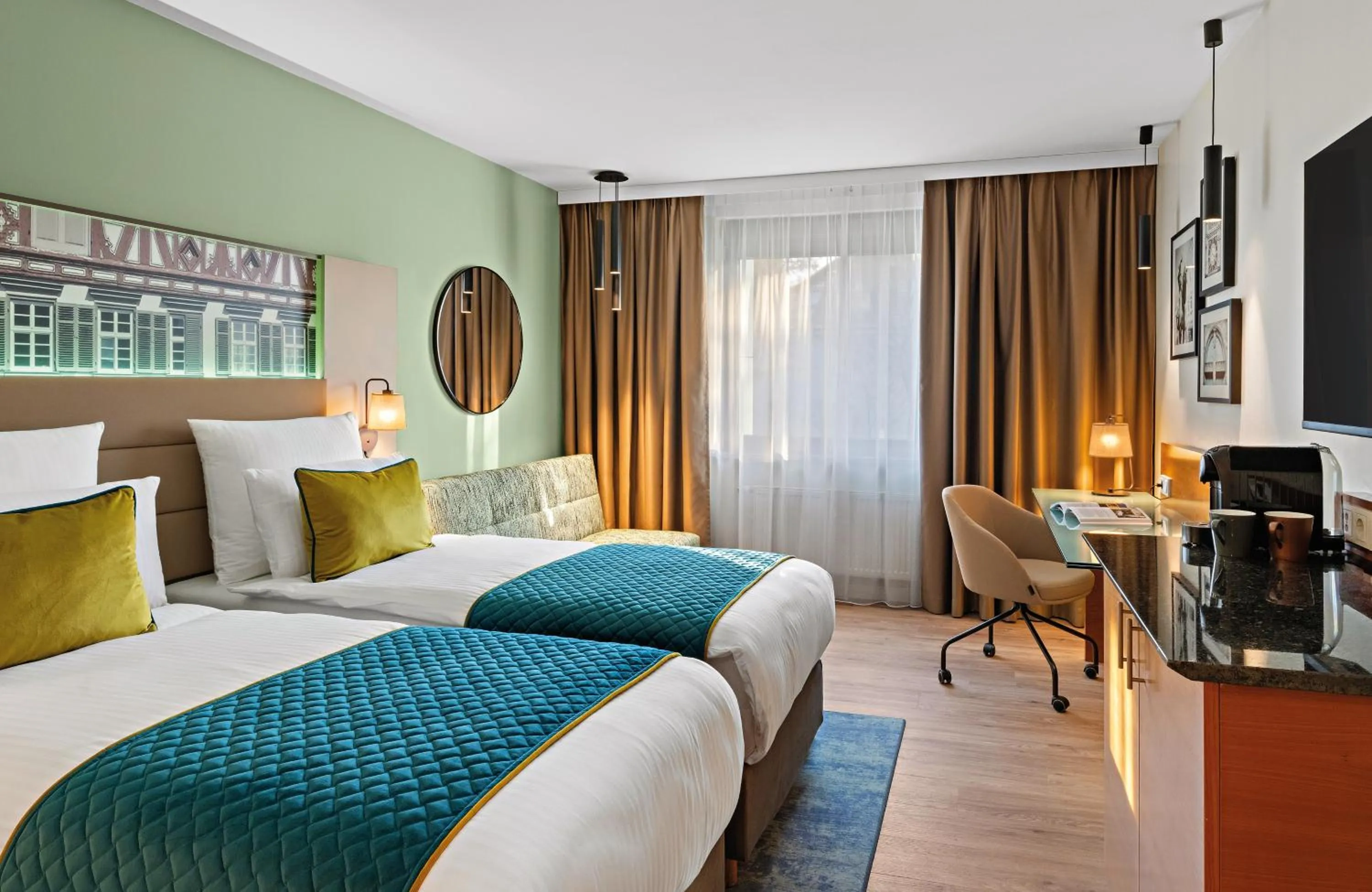 Bed in Leonardo Hotel Esslingen