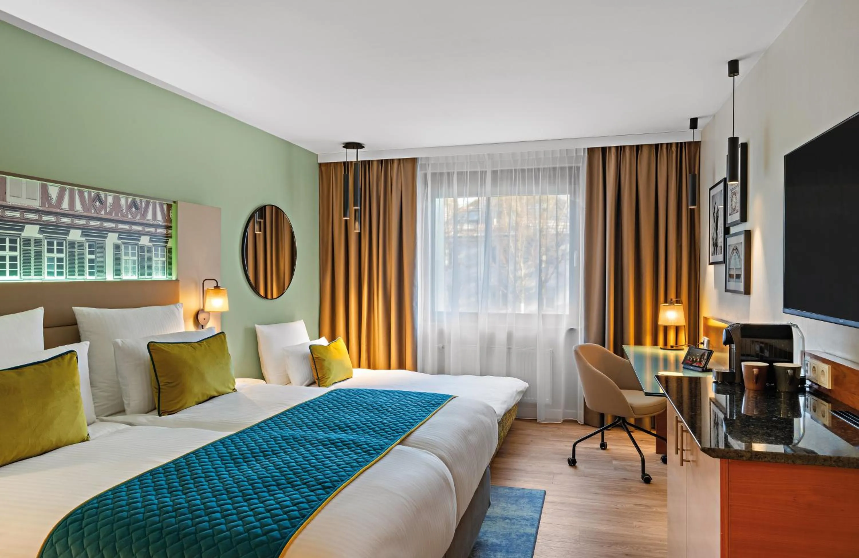 Bed in Leonardo Hotel Esslingen