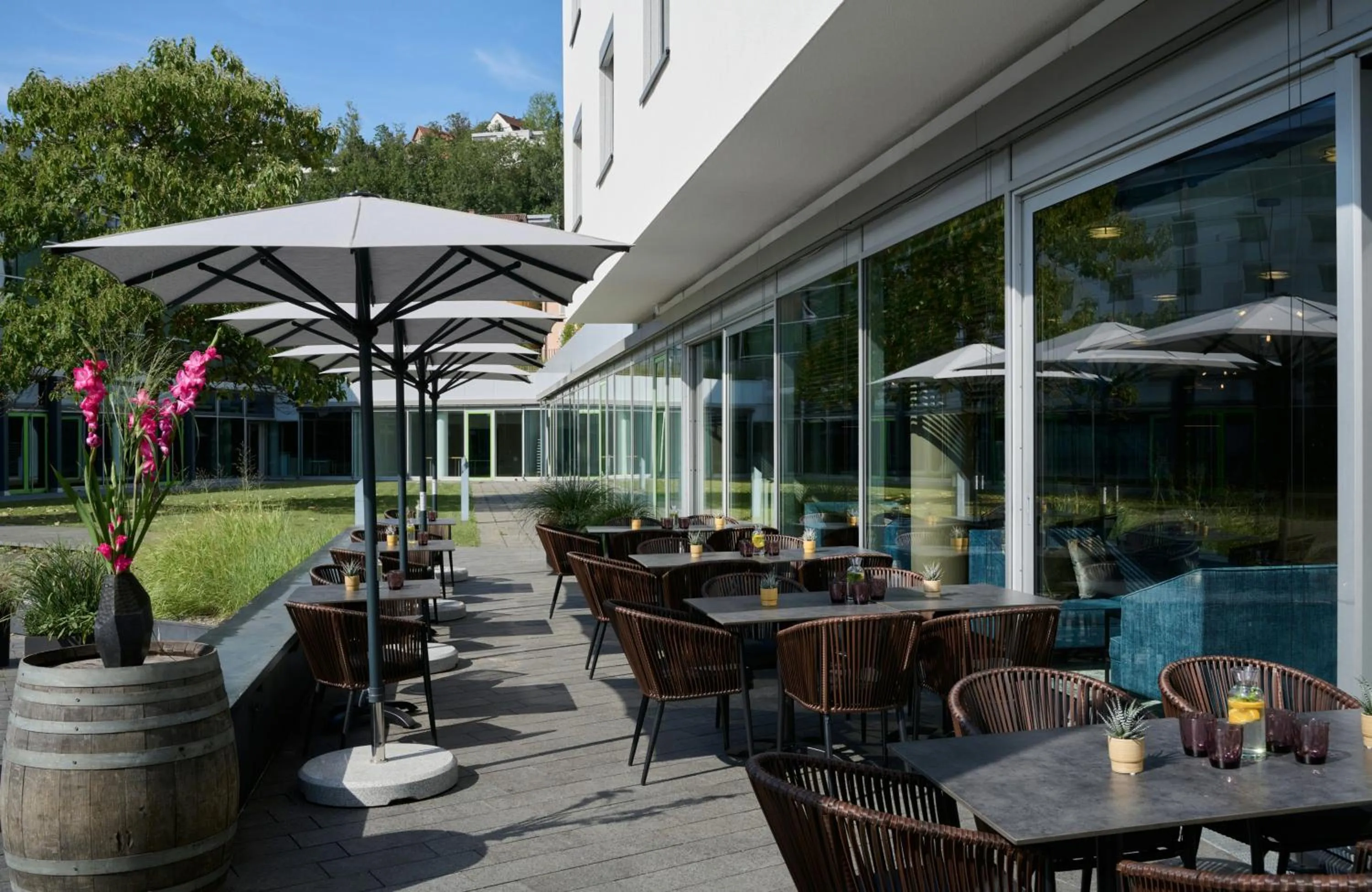 Balcony/Terrace in Leonardo Hotel Esslingen