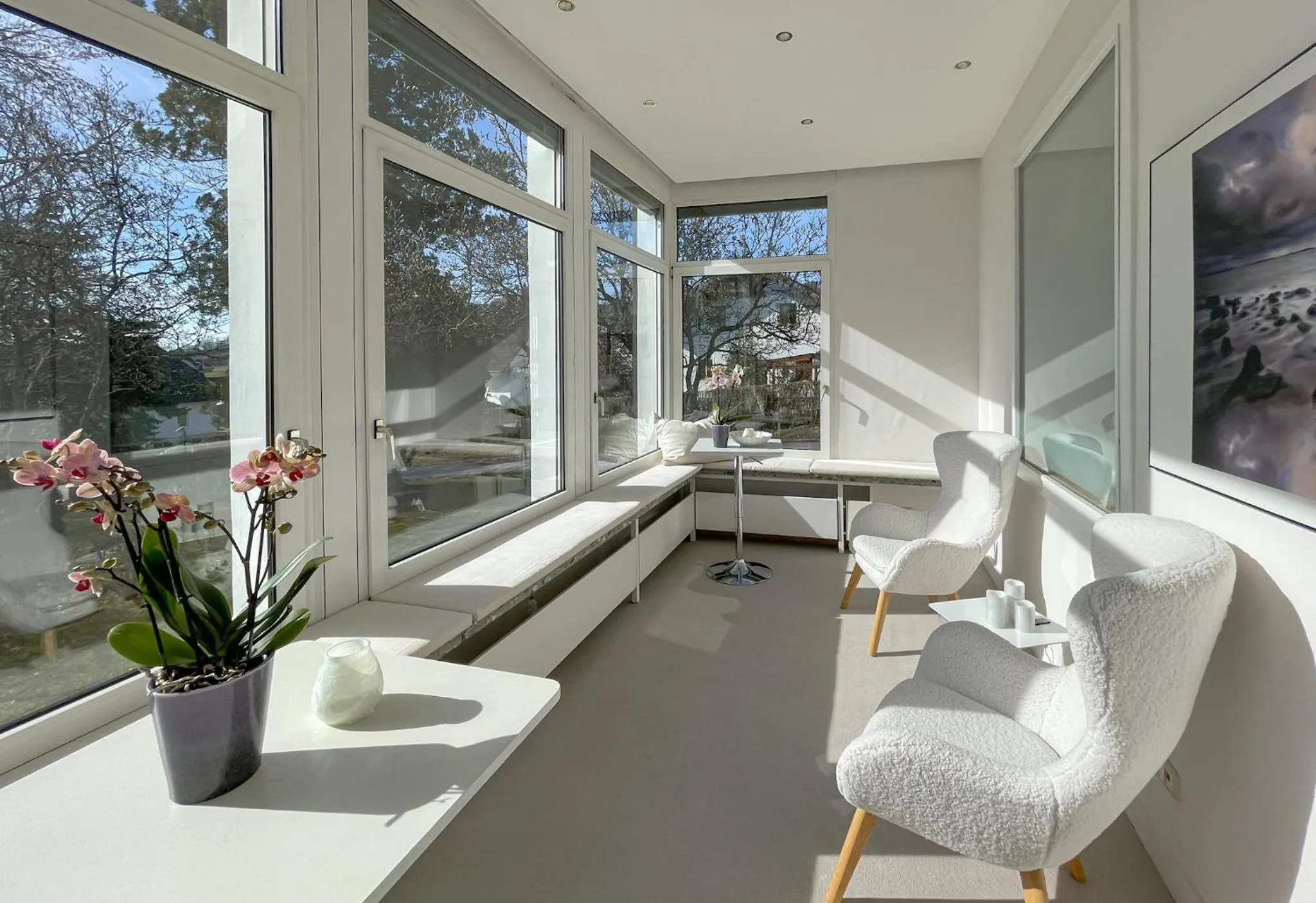 Garden view in Landhaus zu Kürenberg