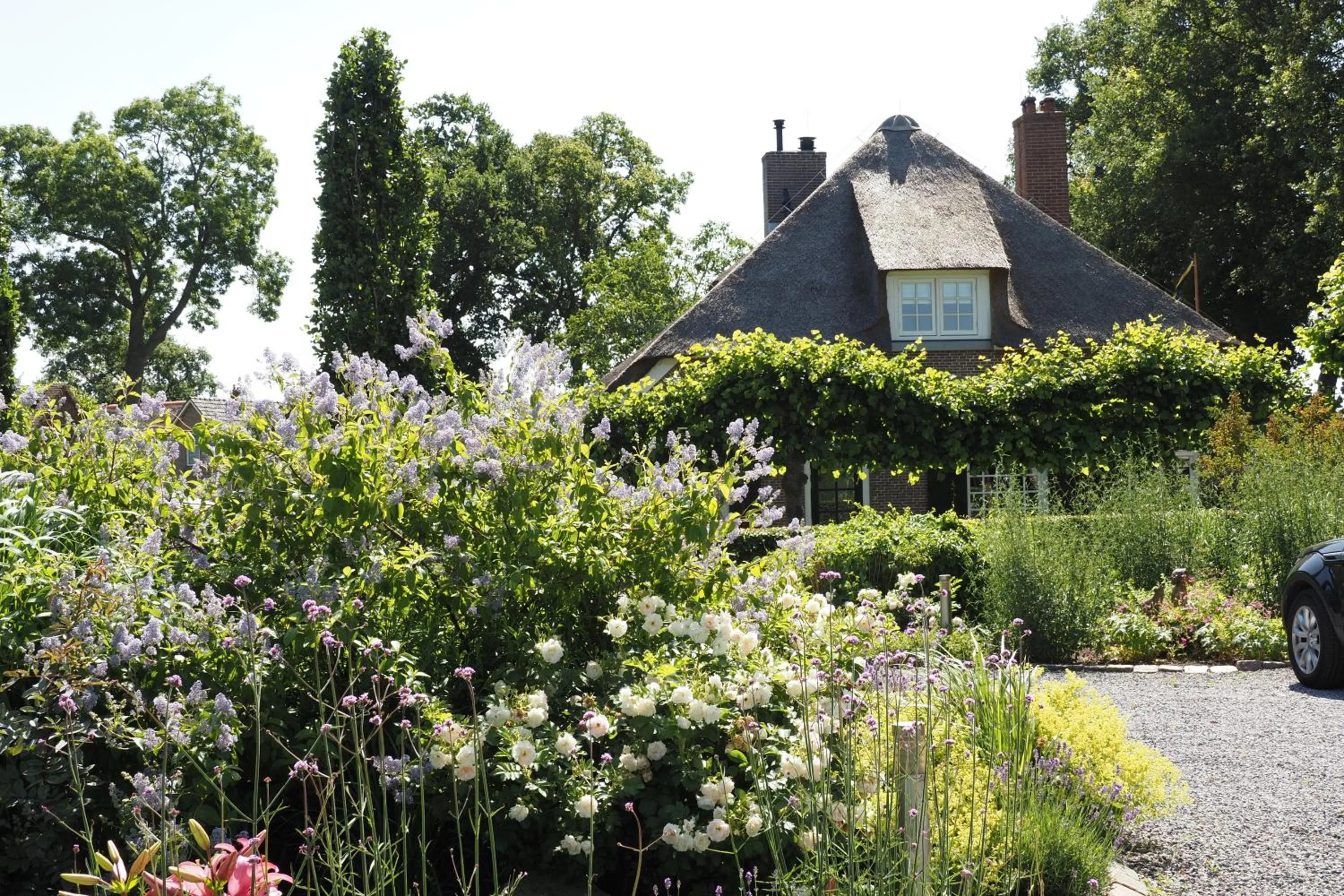Garden in Bed & Breakfast De Oude Heerd