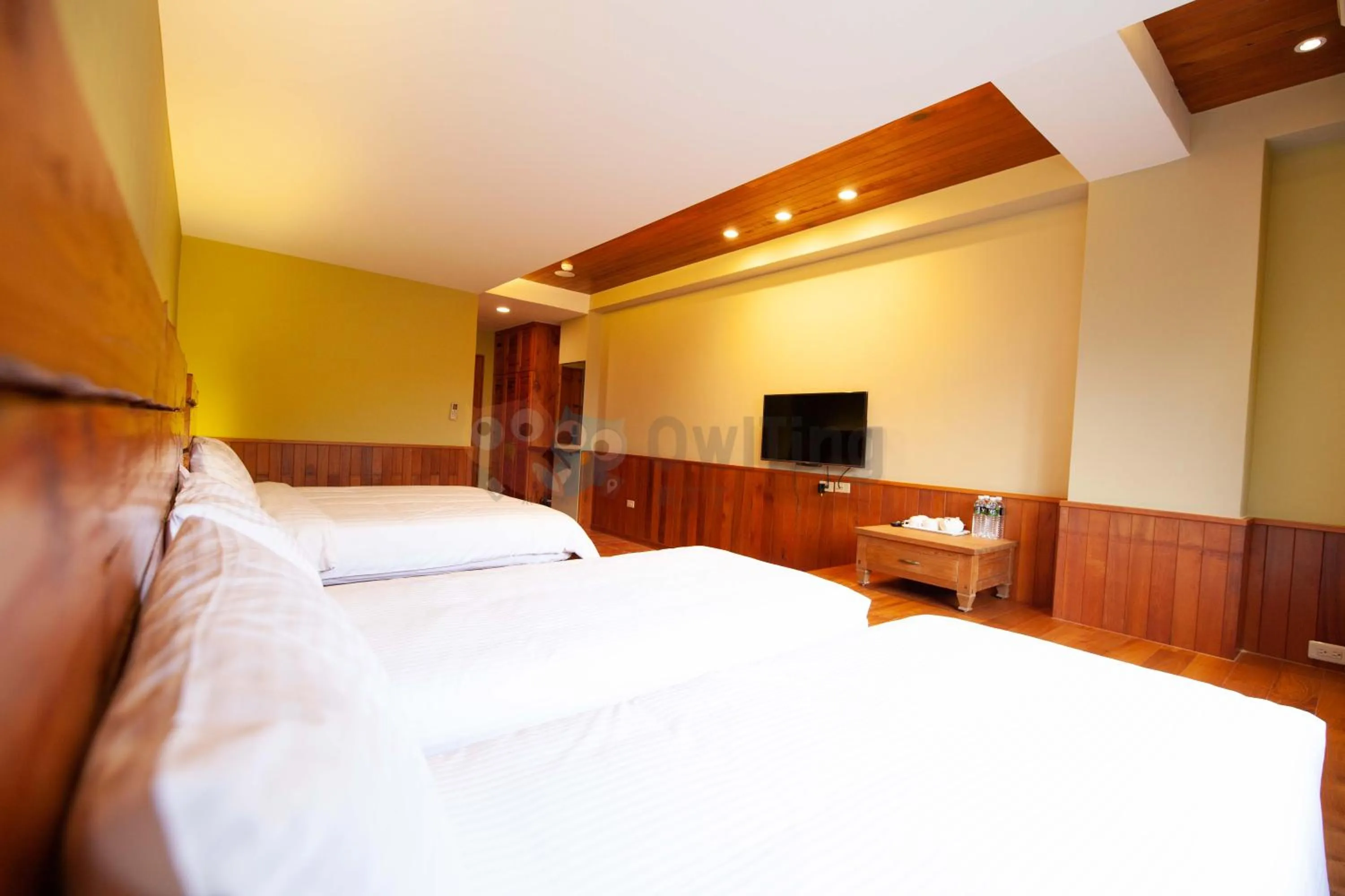Bed in Hinoki House