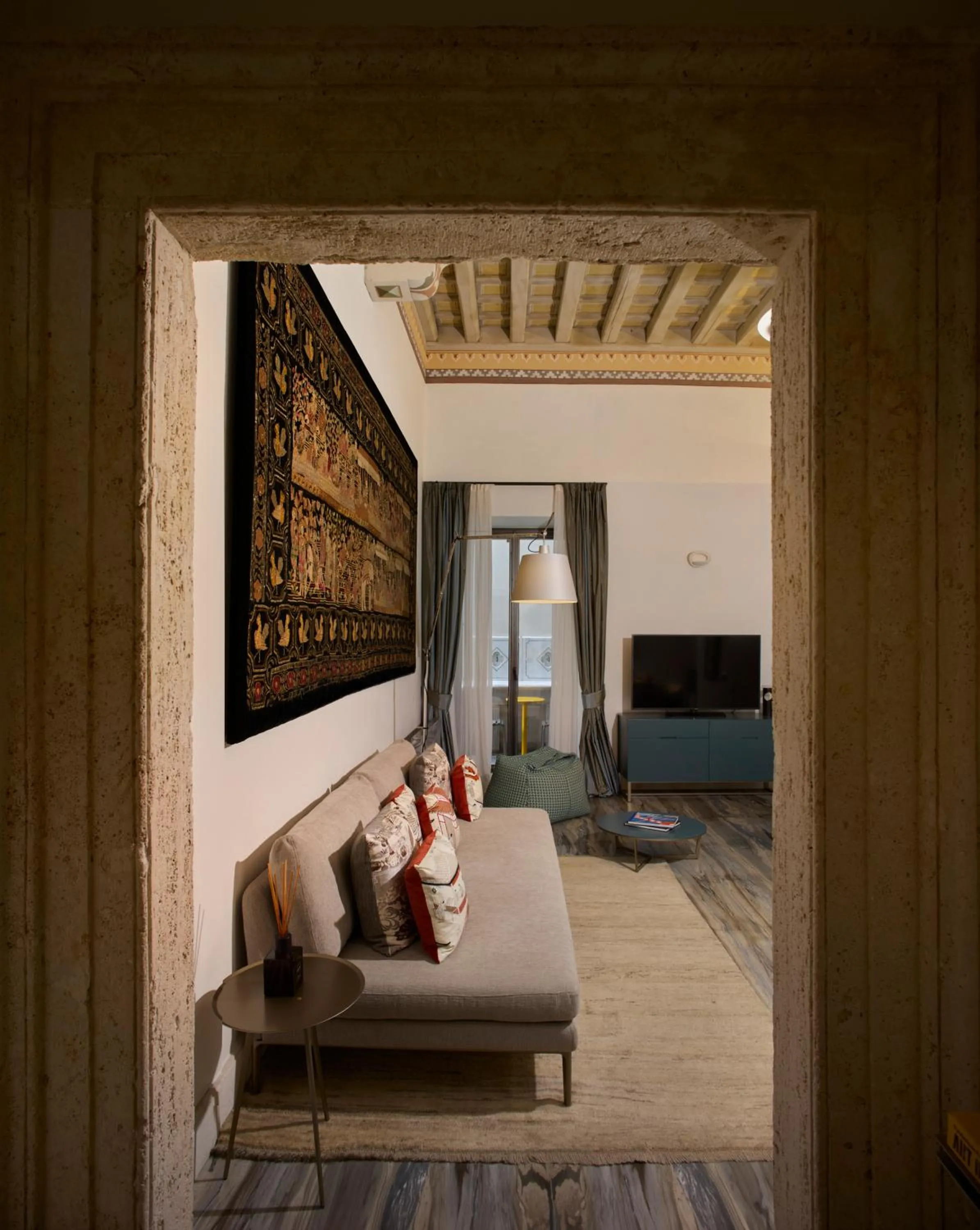 Living room in Palazzo Delle Pietre - Luxury Apartments