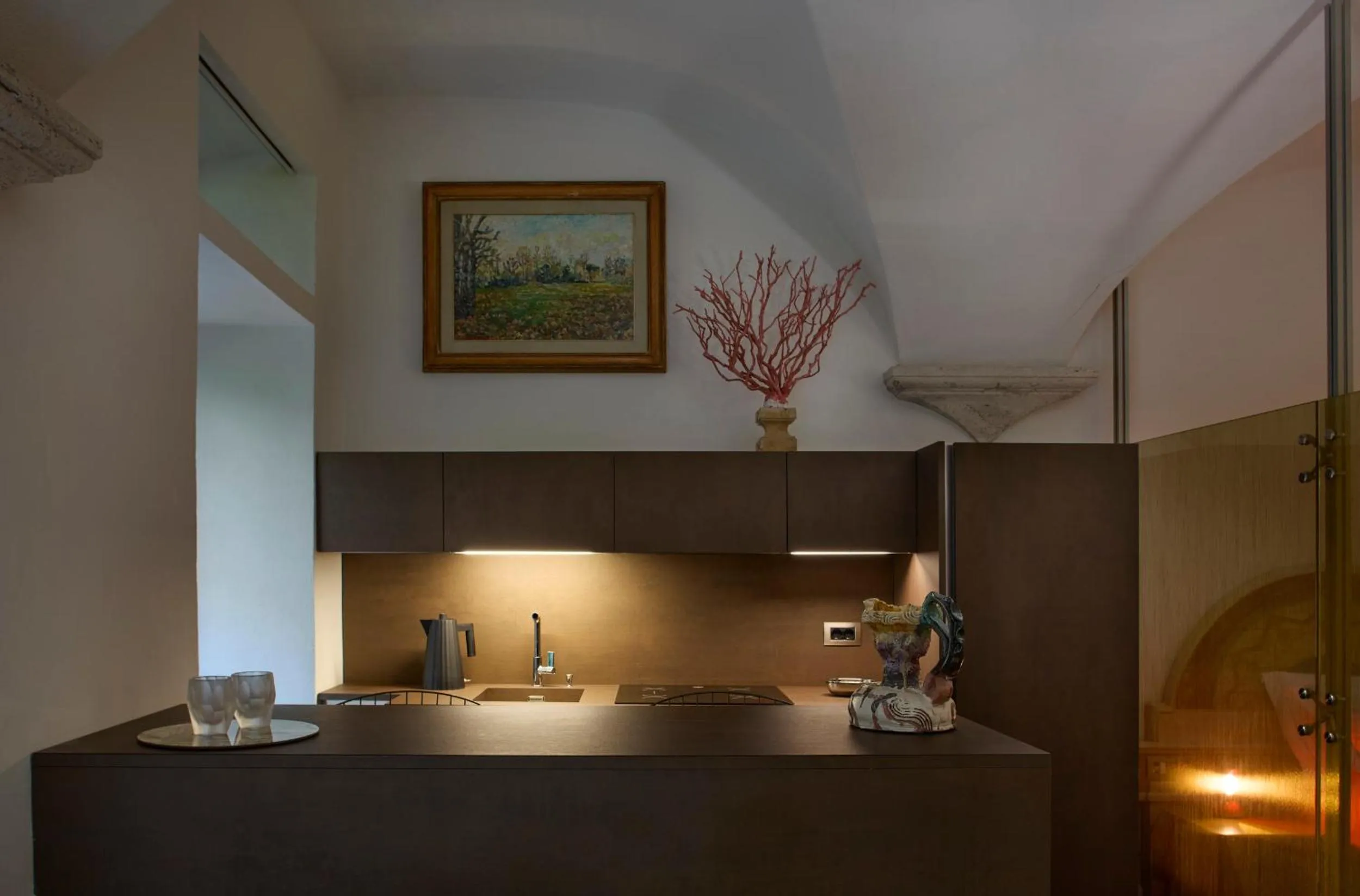 Kitchen or kitchenette in Palazzo Delle Pietre - Luxury Apartments