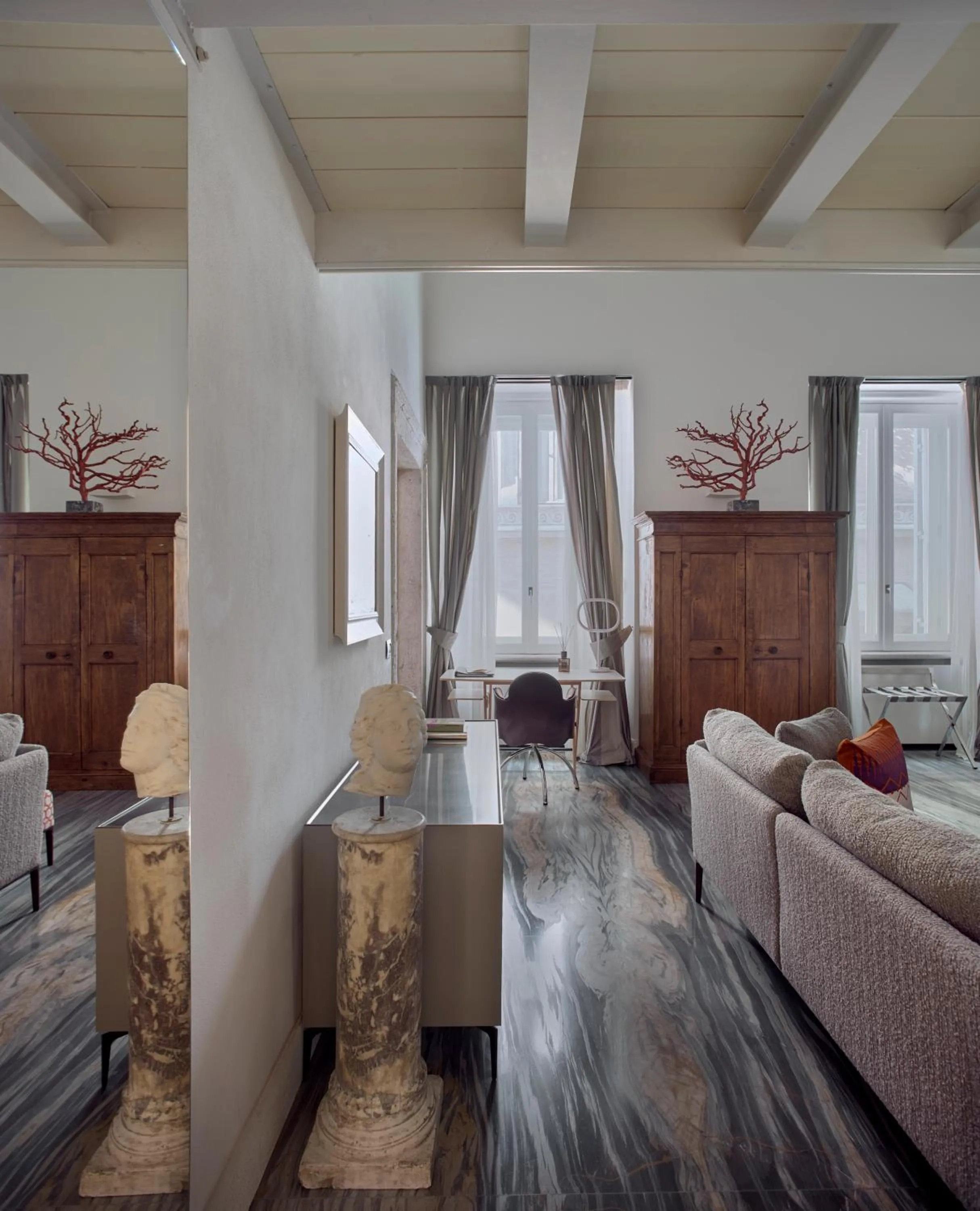 Living room in Palazzo Delle Pietre - Luxury Apartments