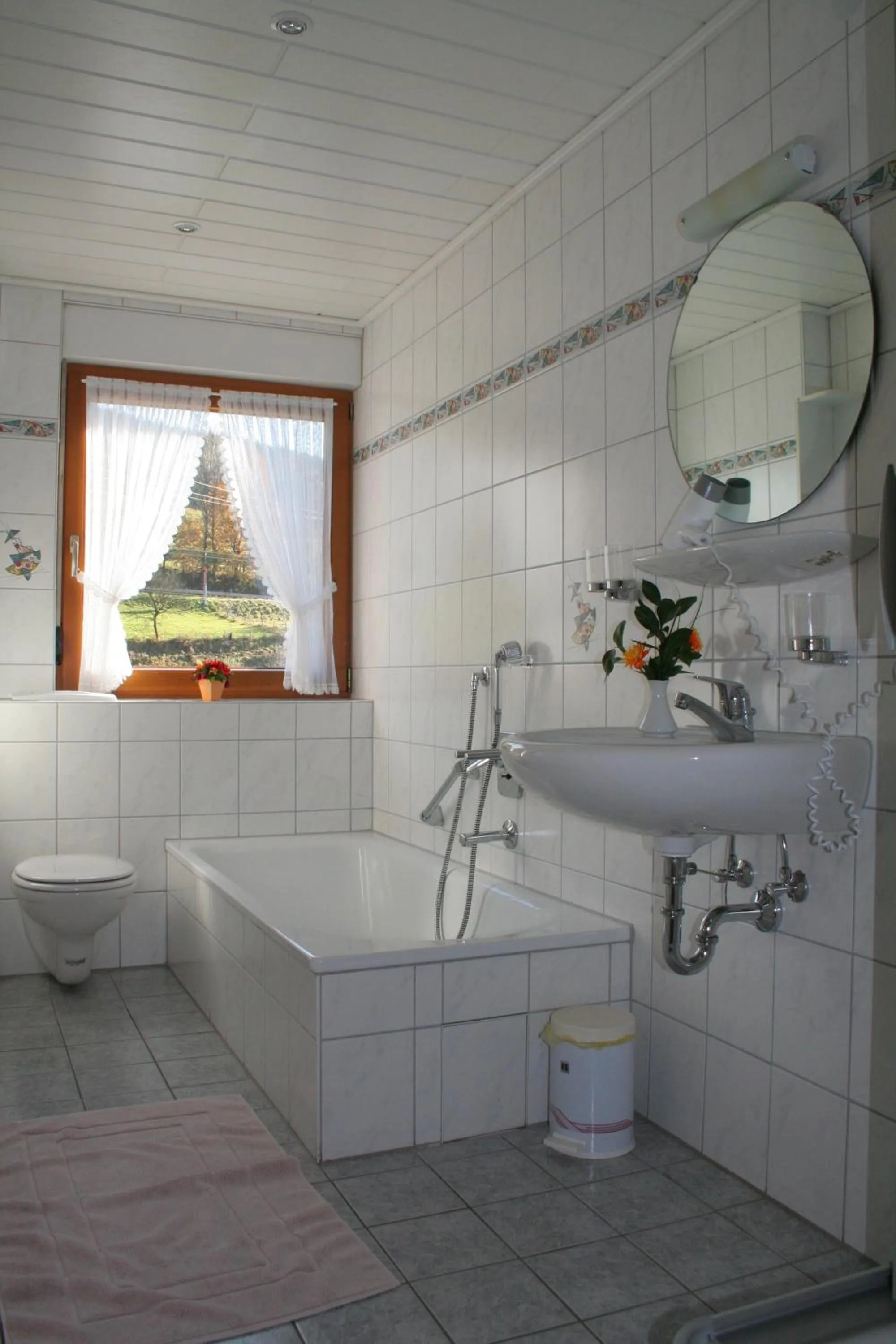Bathroom in Landgasthof Adler Pelzmühle