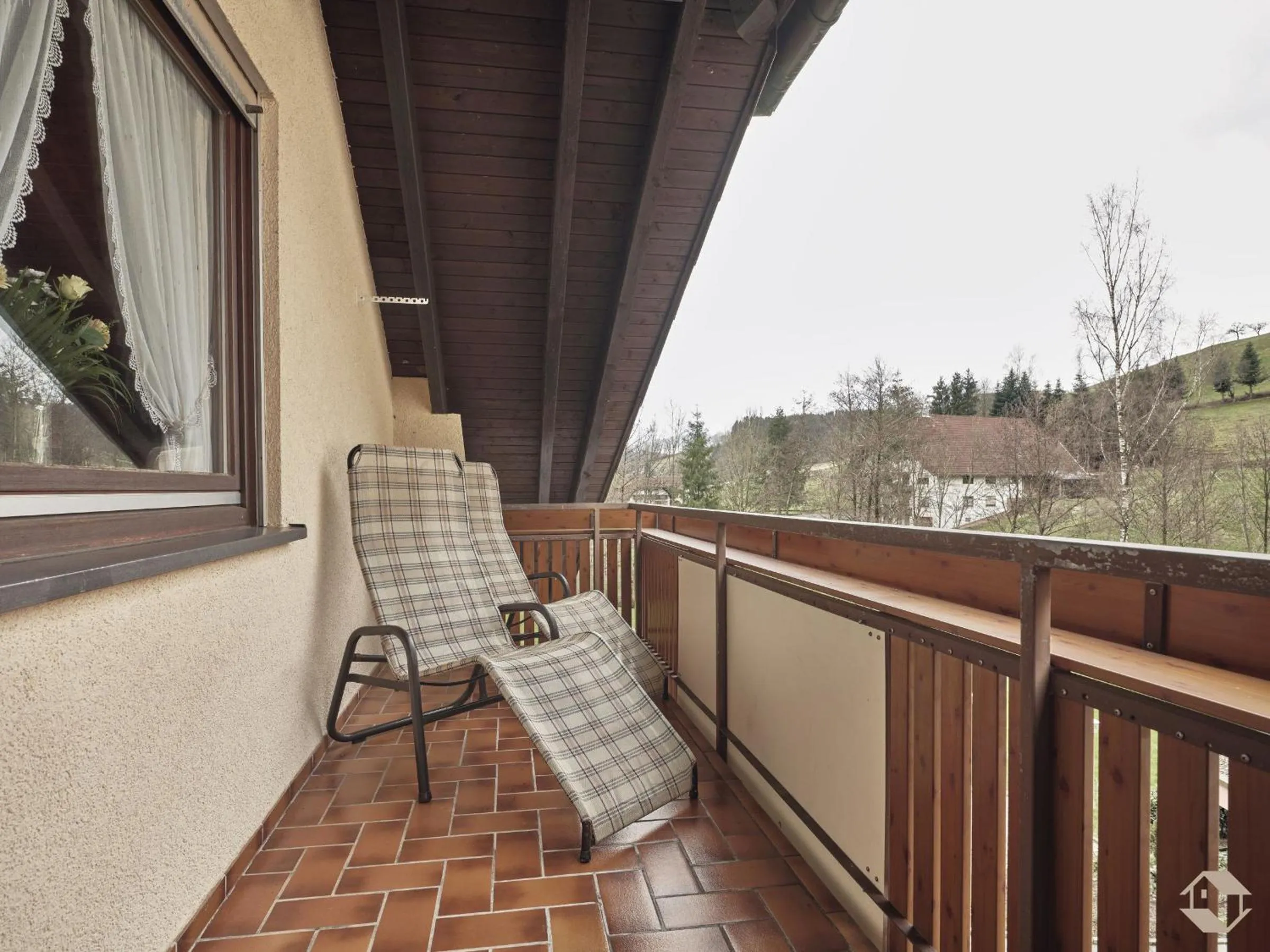 Balcony/Terrace in Landgasthof Adler Pelzmühle