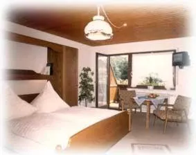 Bed in Landgasthof Adler Pelzmühle