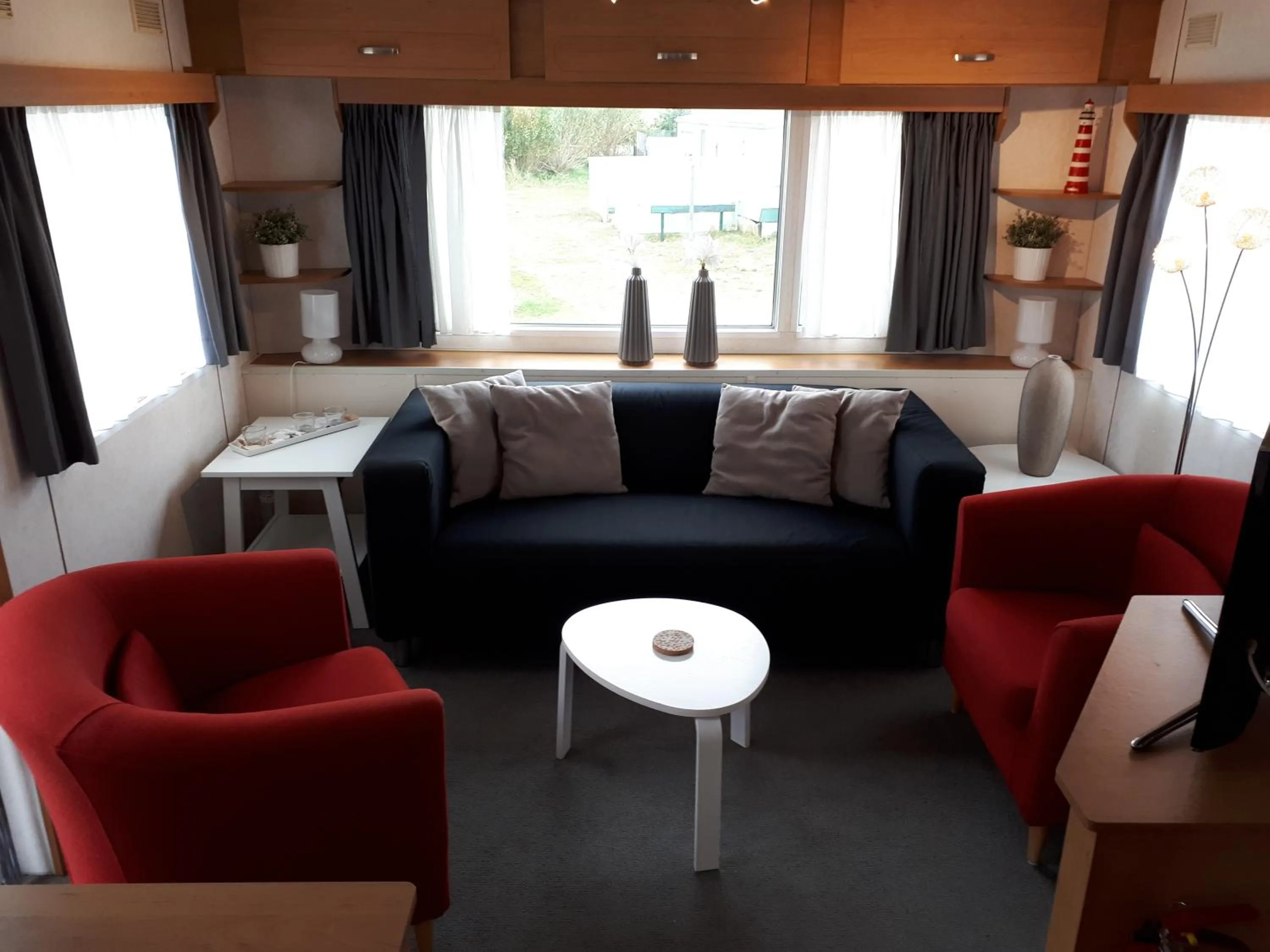 AMELAND - Ballum: Stacaravan Chalet (incl. fietsen) bij strand en zee