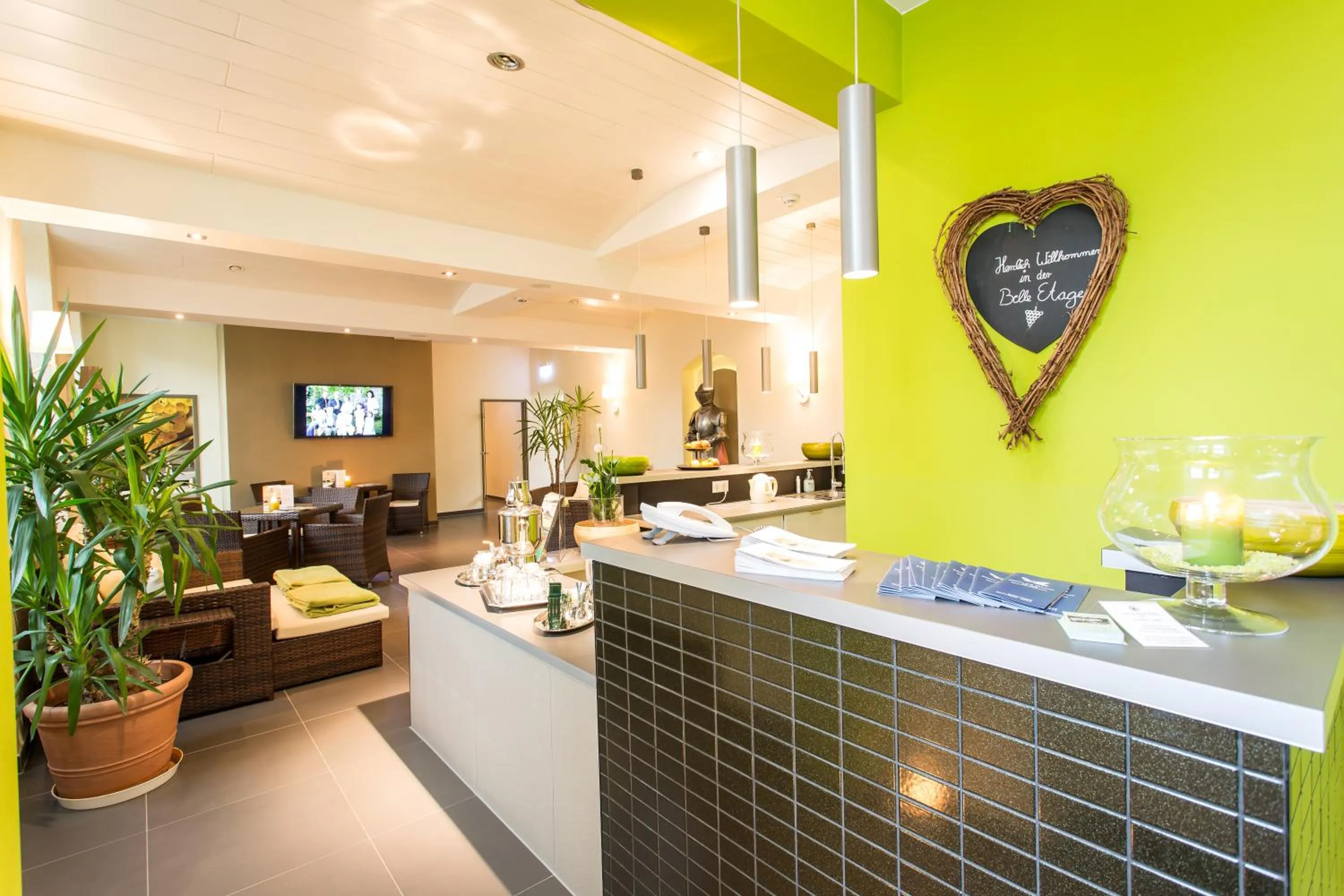 Lobby or reception in Schloß-Hotel Petry