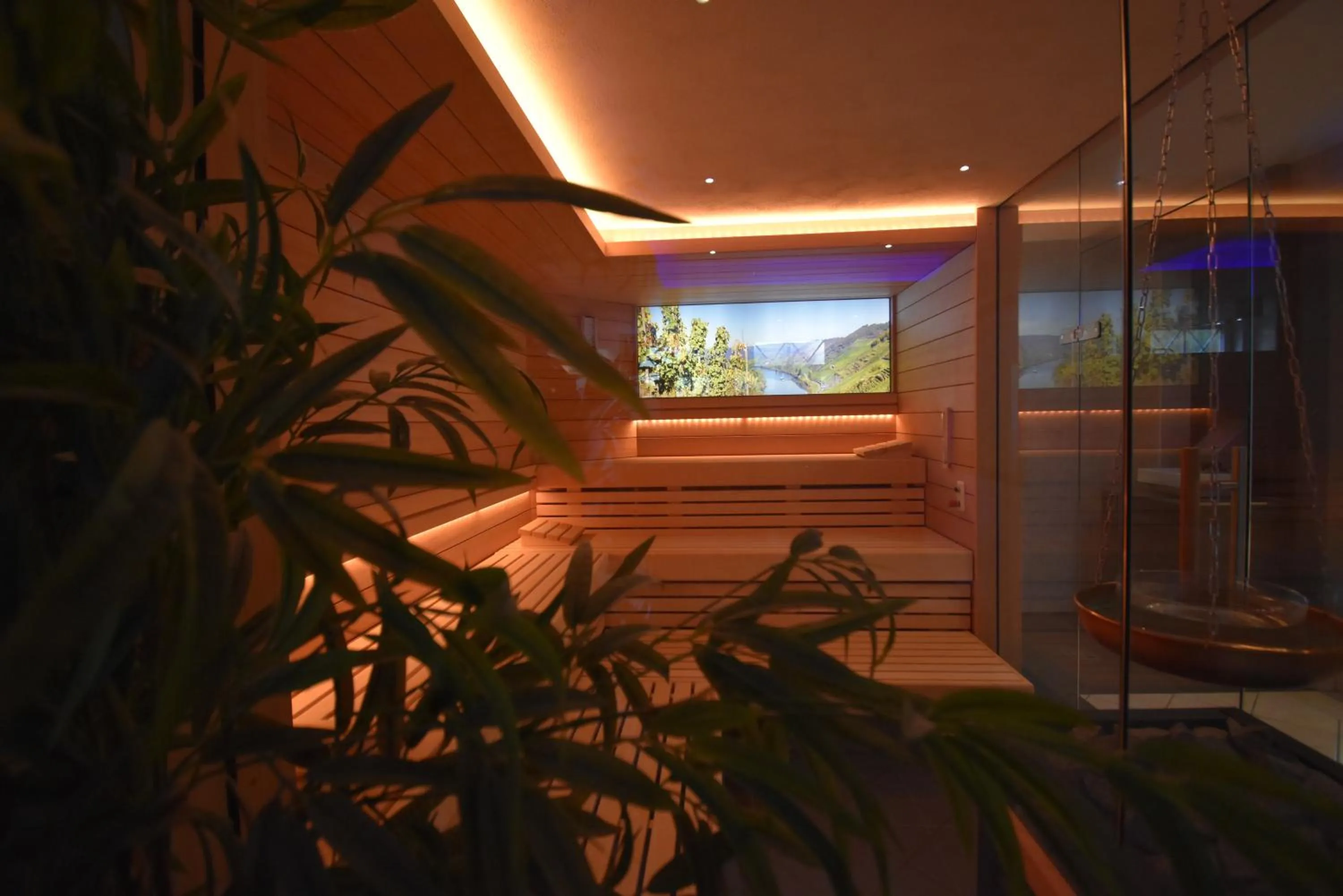 Sauna in Schloß-Hotel Petry