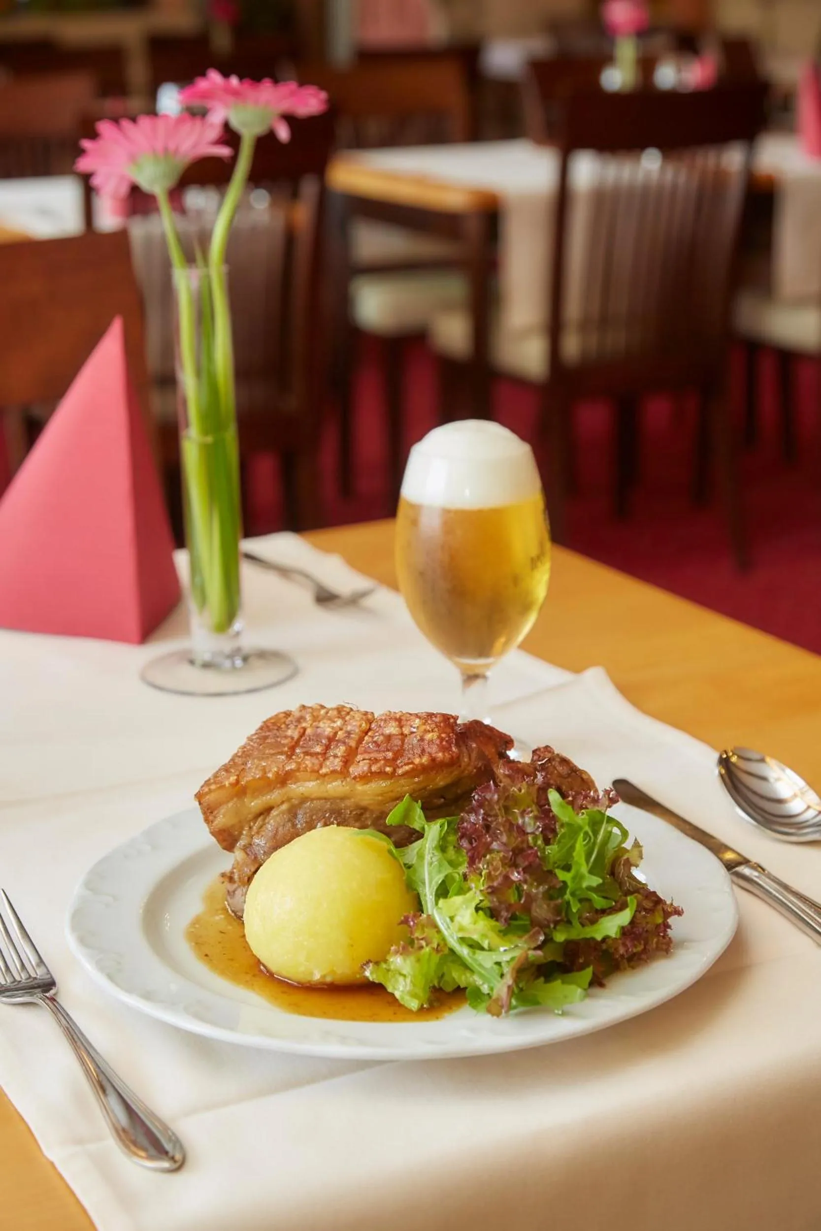 Food close-up in Hotel-Gasthof Die Post Brennerei Frankenhöhe