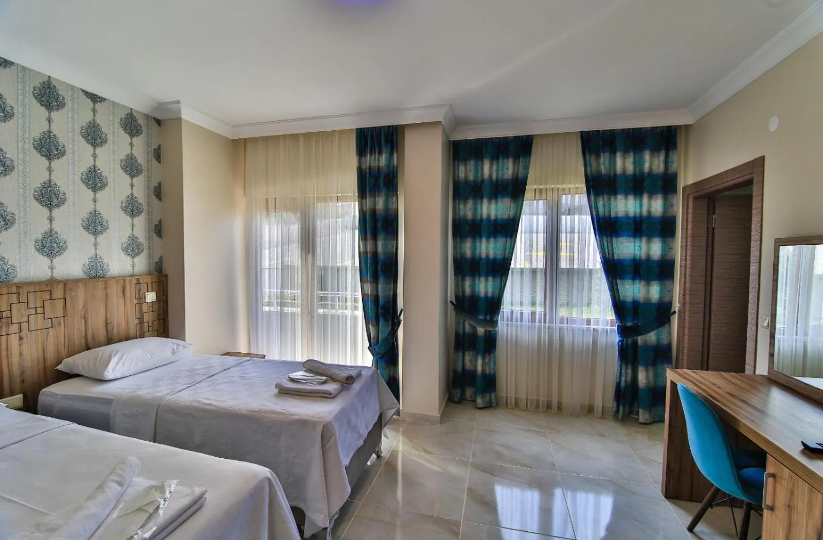 Bed in Amasra Sunrise Otel