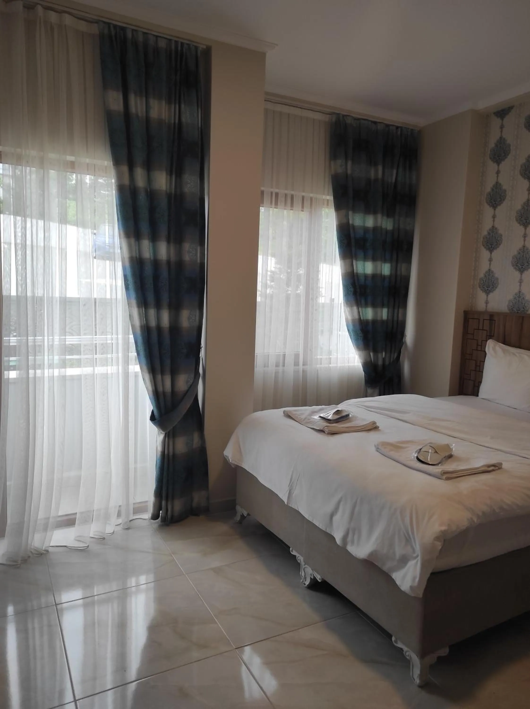 Bed in Amasra Sunrise Otel