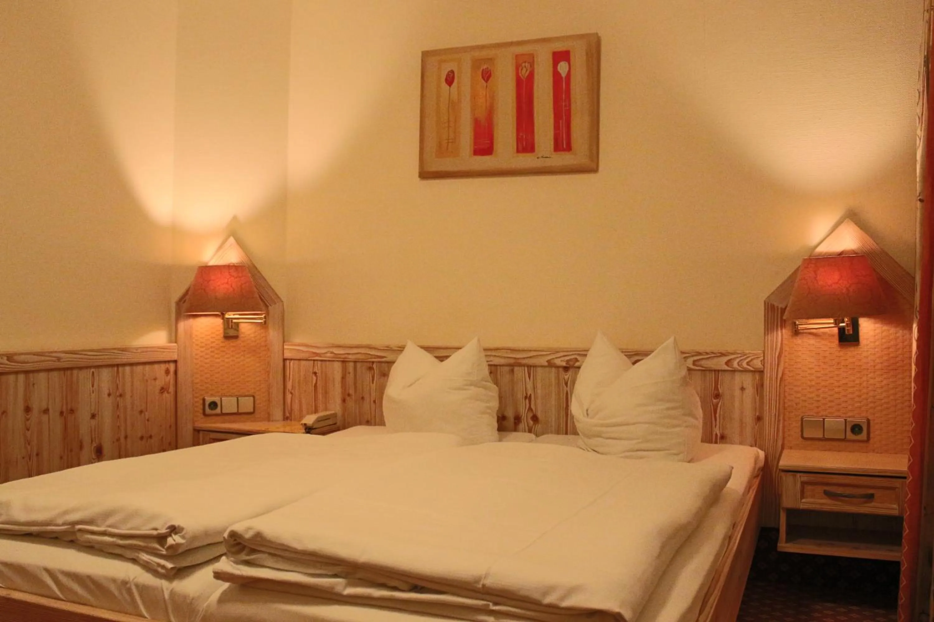 Decorative detail, Bed in Central-Hotel