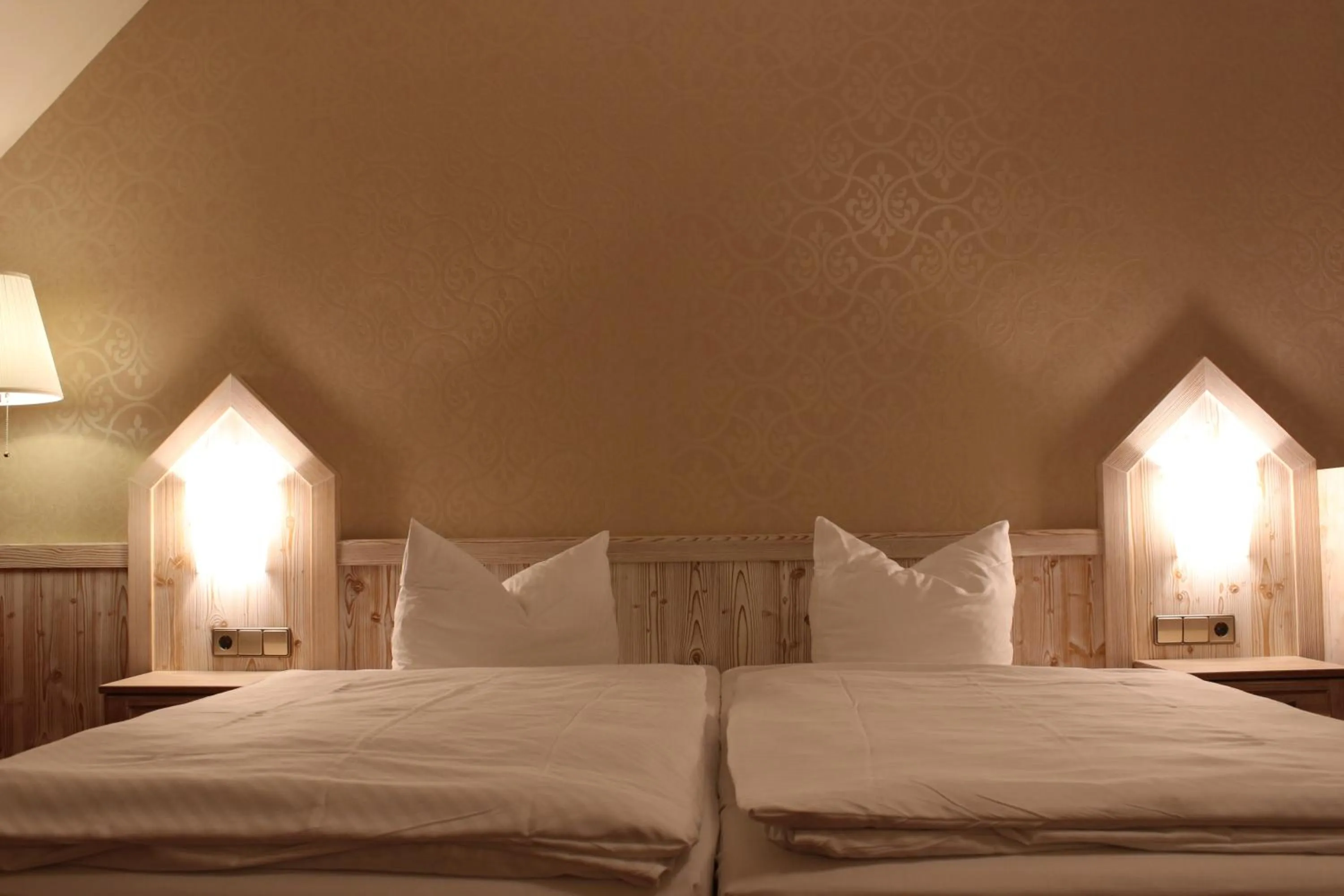 Decorative detail, Bed in Central-Hotel