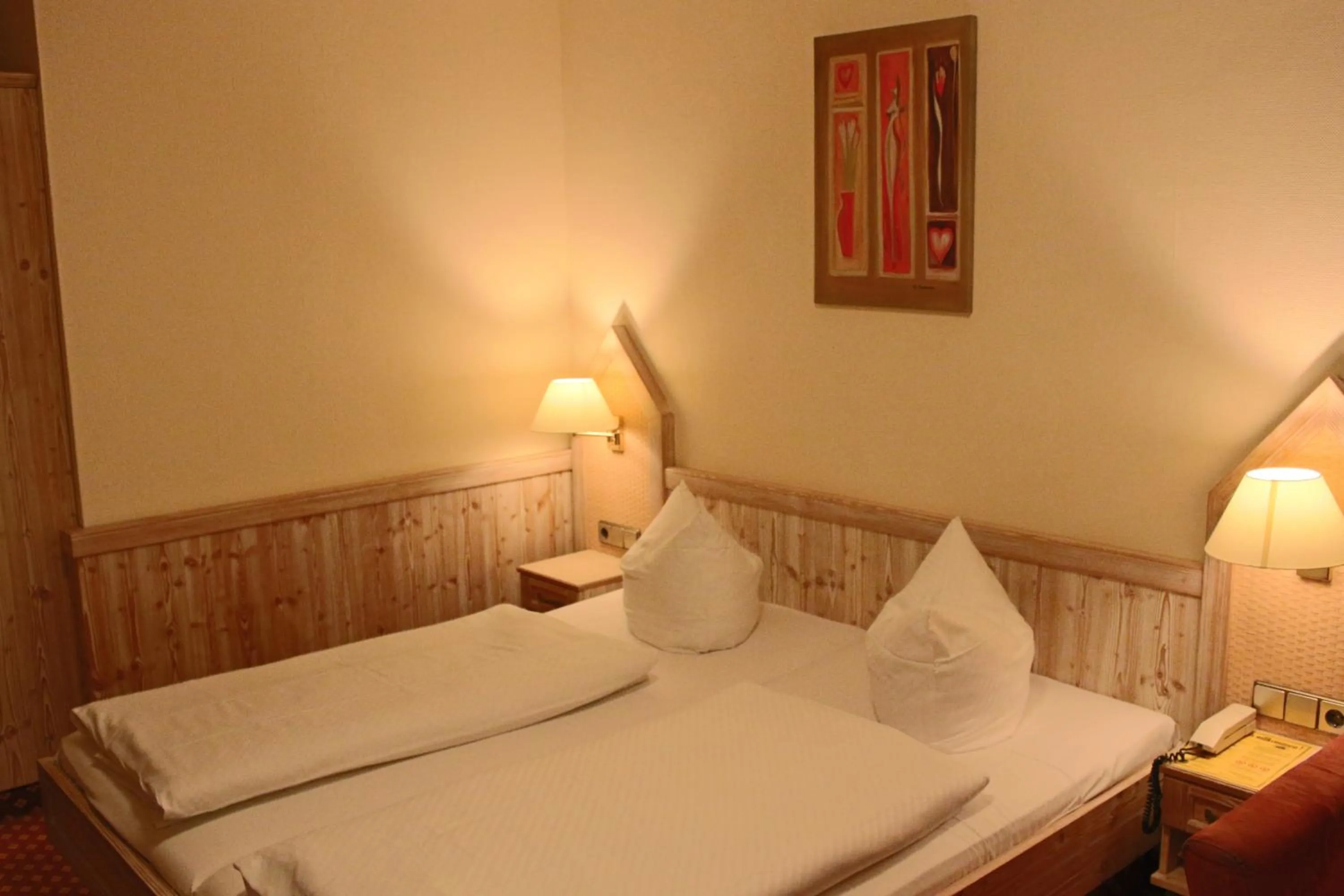 Decorative detail, Bed in Central-Hotel