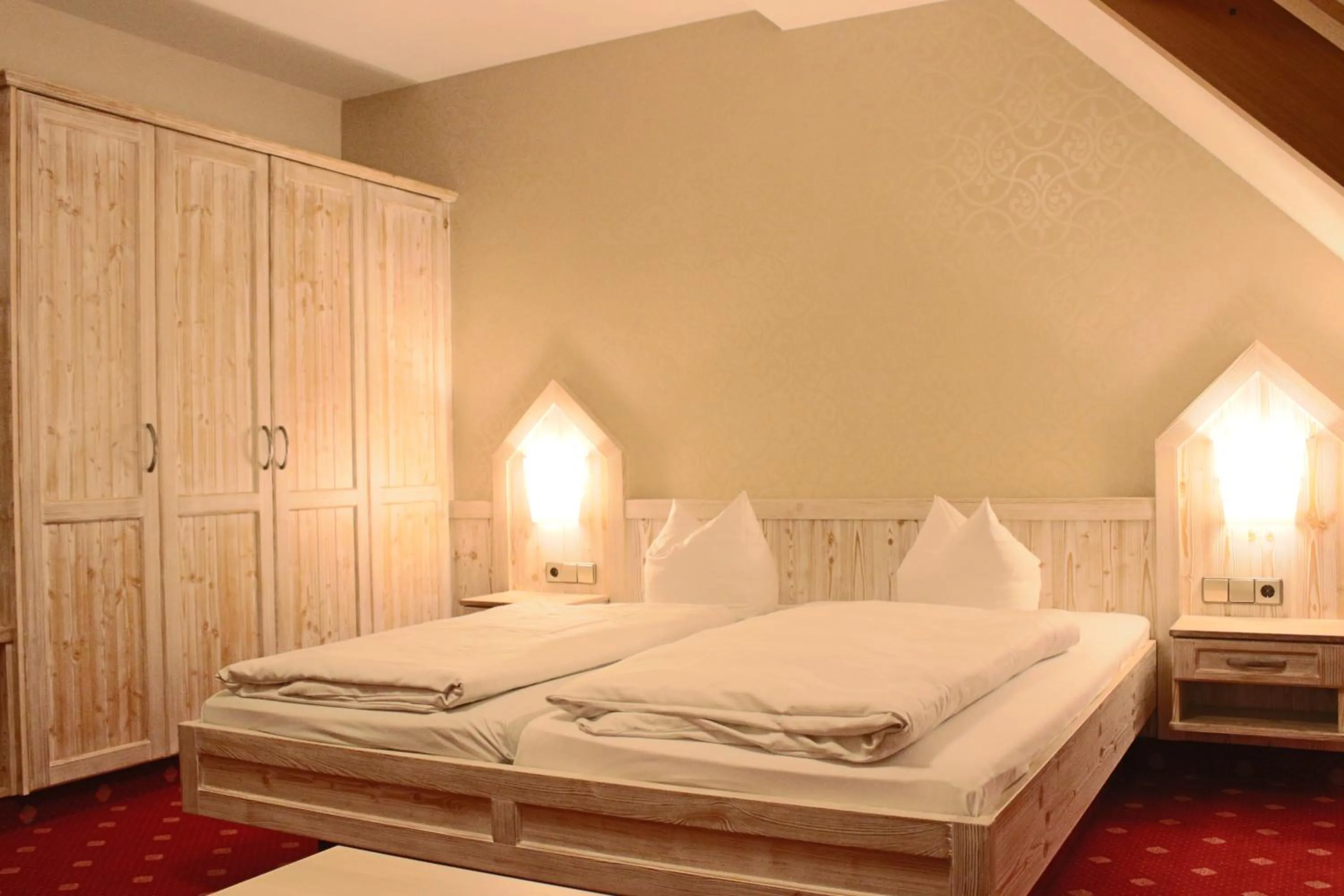 Decorative detail, Bed in Central-Hotel