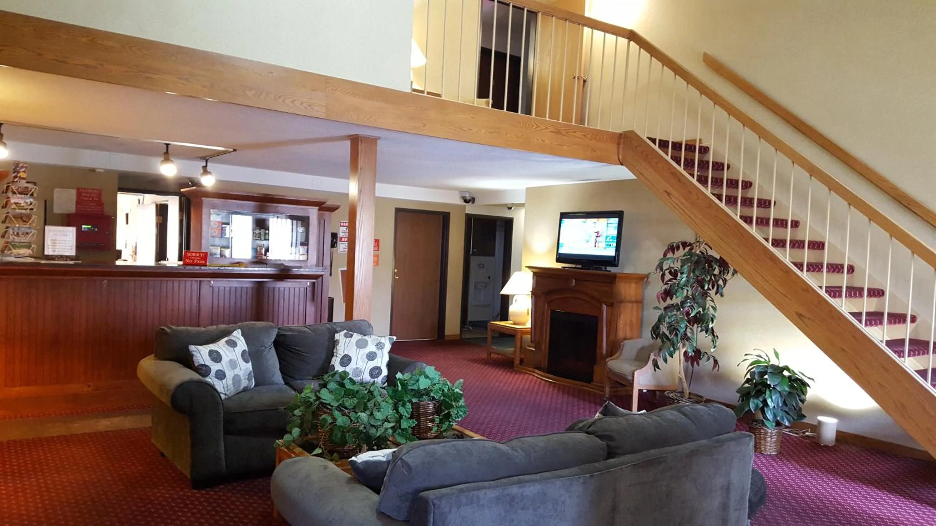 Lobby or reception in Guest Lodge Motel