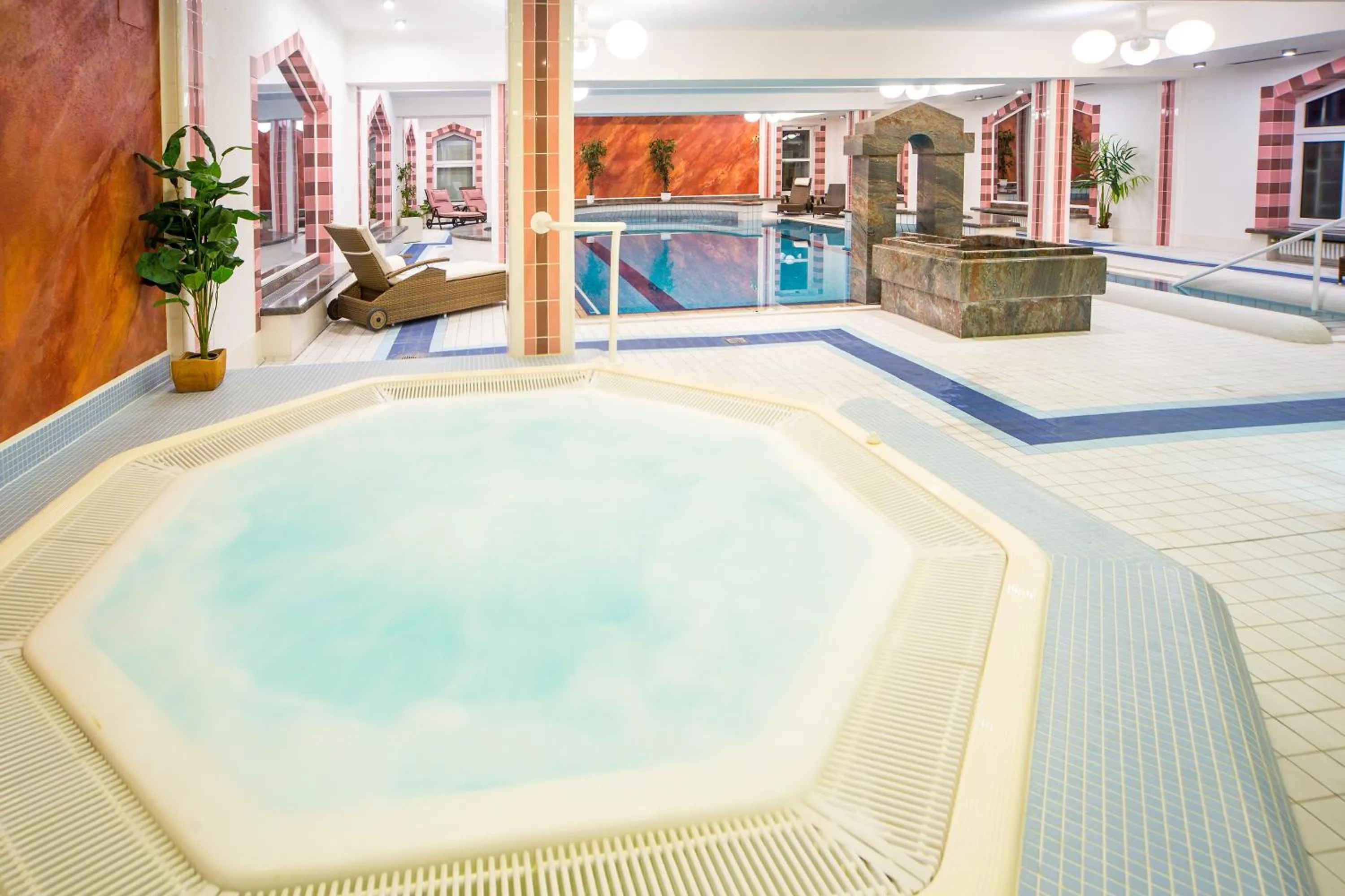 Swimming pool in Ringhotel Sonneck