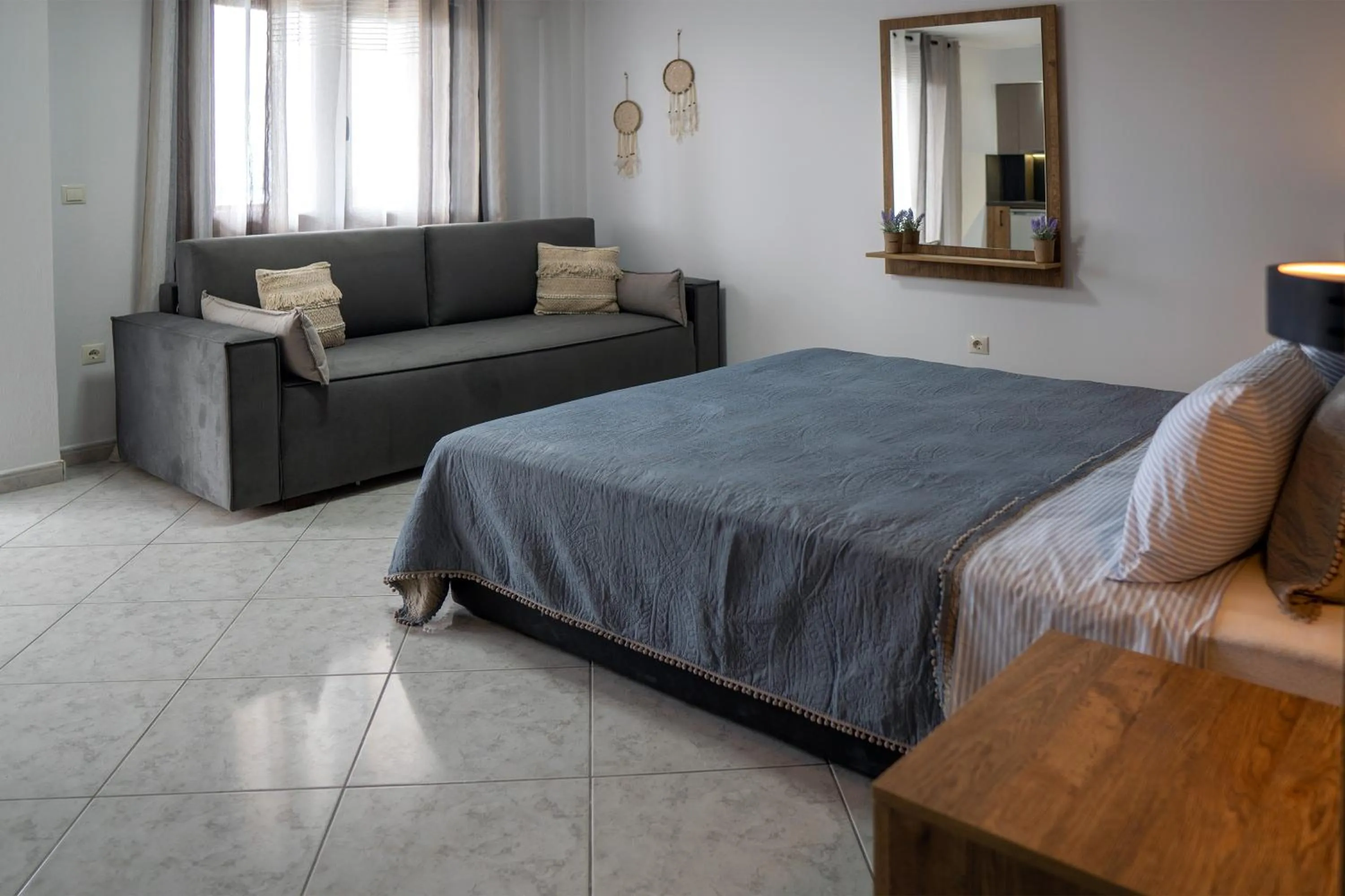 Photo of the whole room, Bed in Sea View Apartment Grek Nea 3