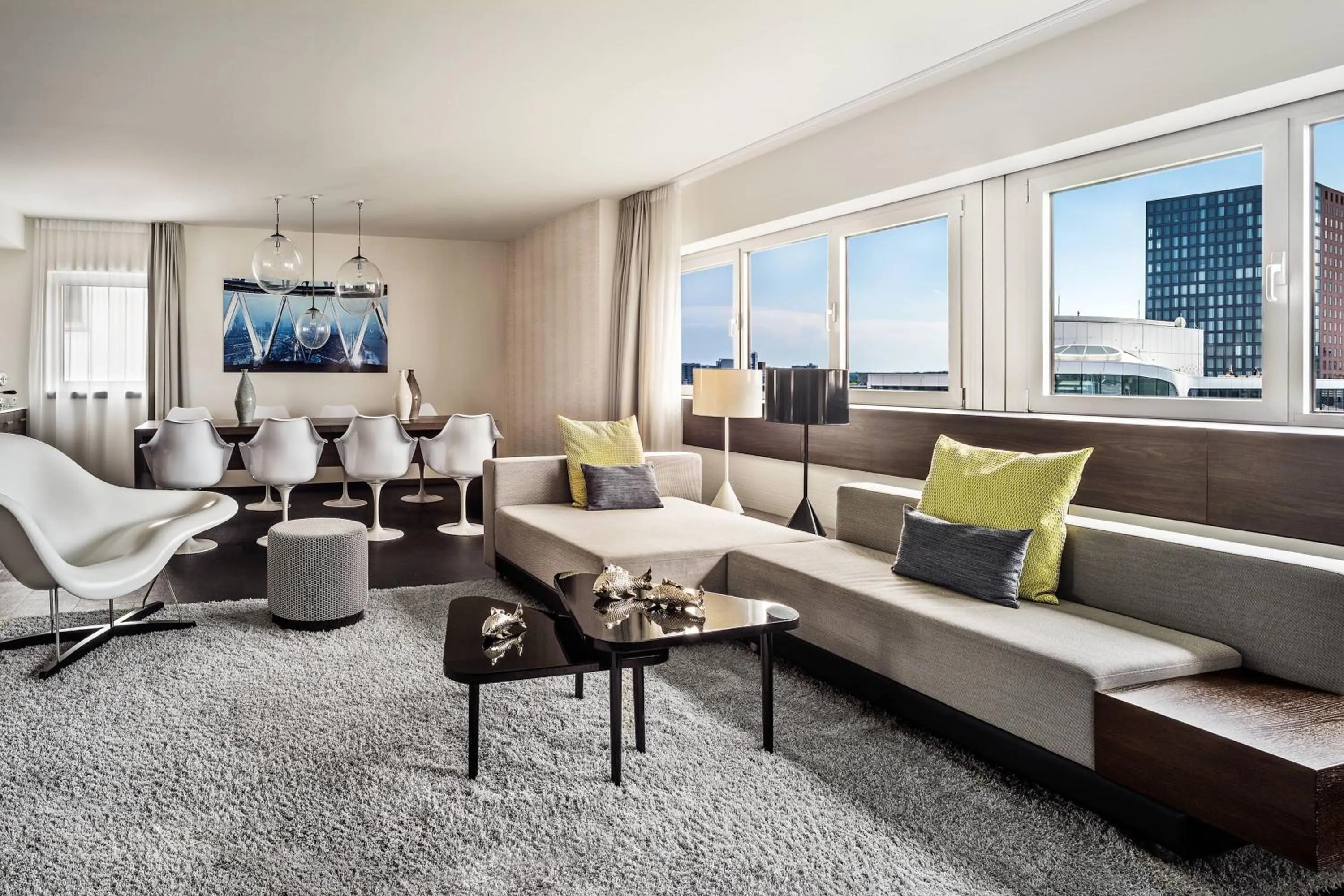 Living room in Le Méridien Frankfurt