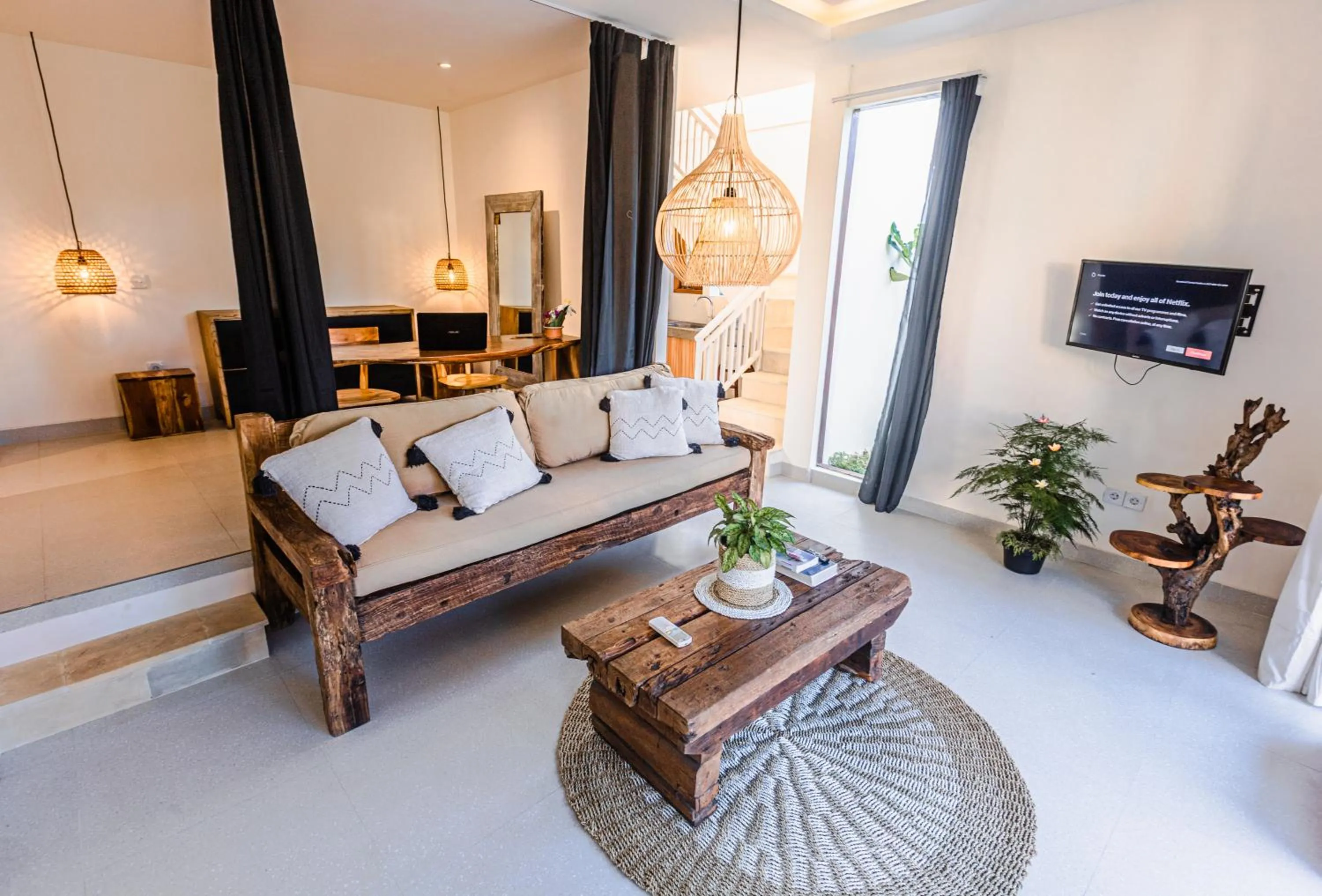 Living room in The Kailas Ubud