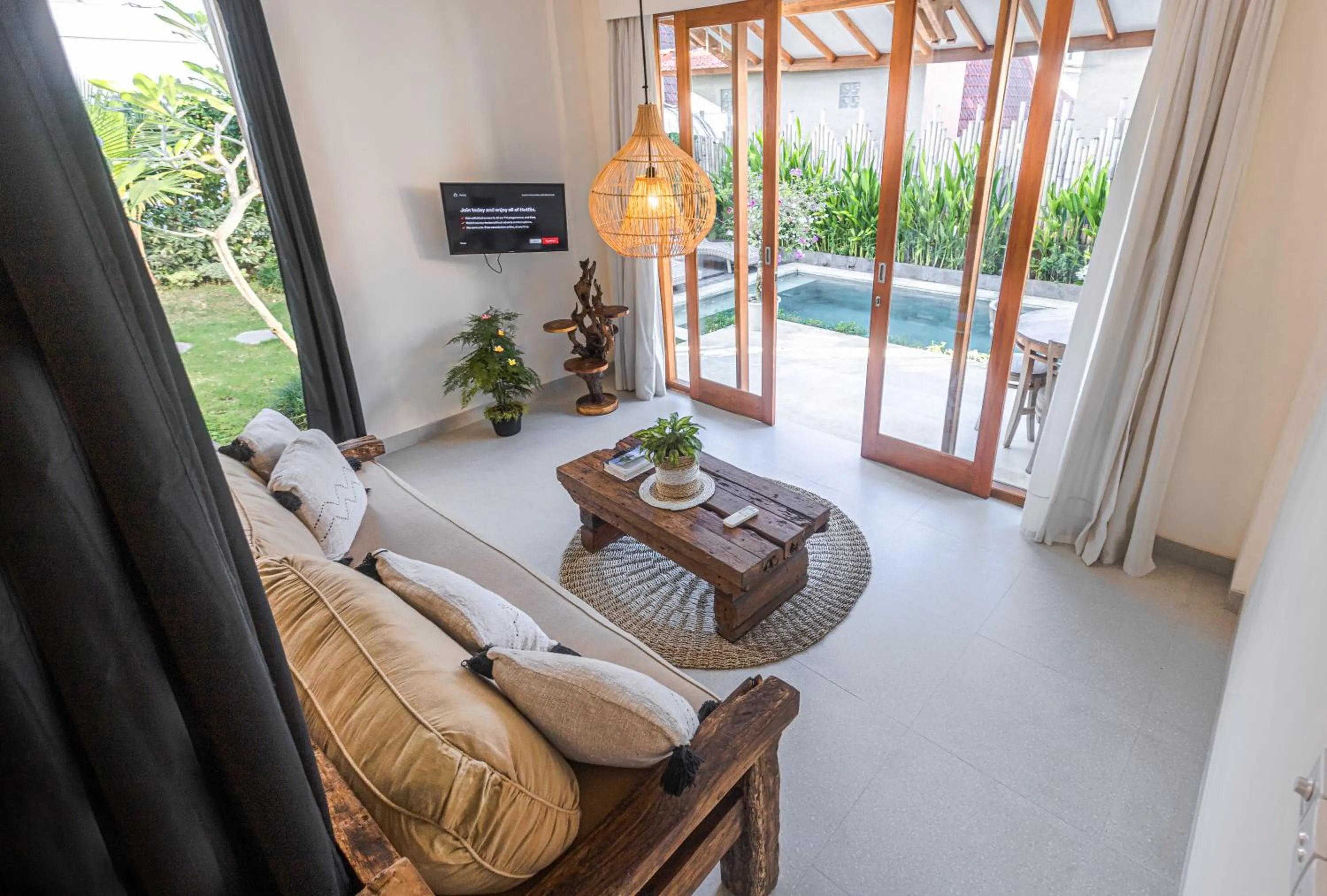 Living room in The Kailas Ubud