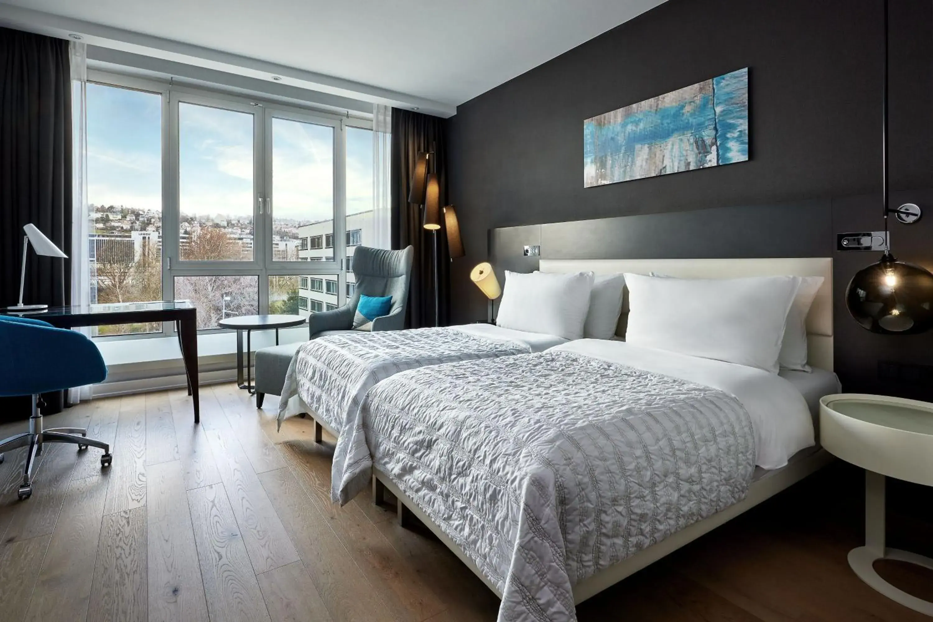 Executive Twin Room in Le Méridien Stuttgart Executive Twin Room in Le Méridien Stuttgart