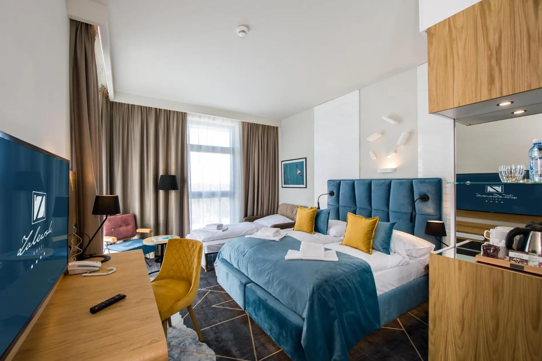 Bed in Hotel Zalewski