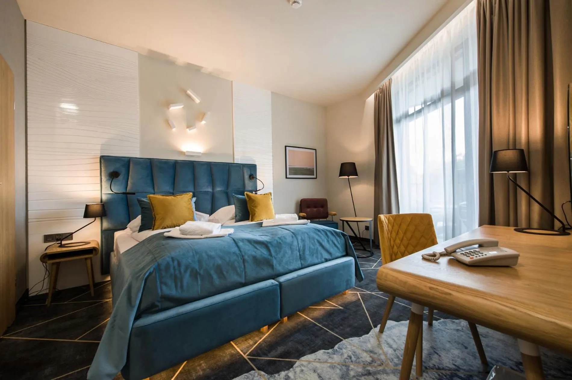 Bed in Hotel Zalewski