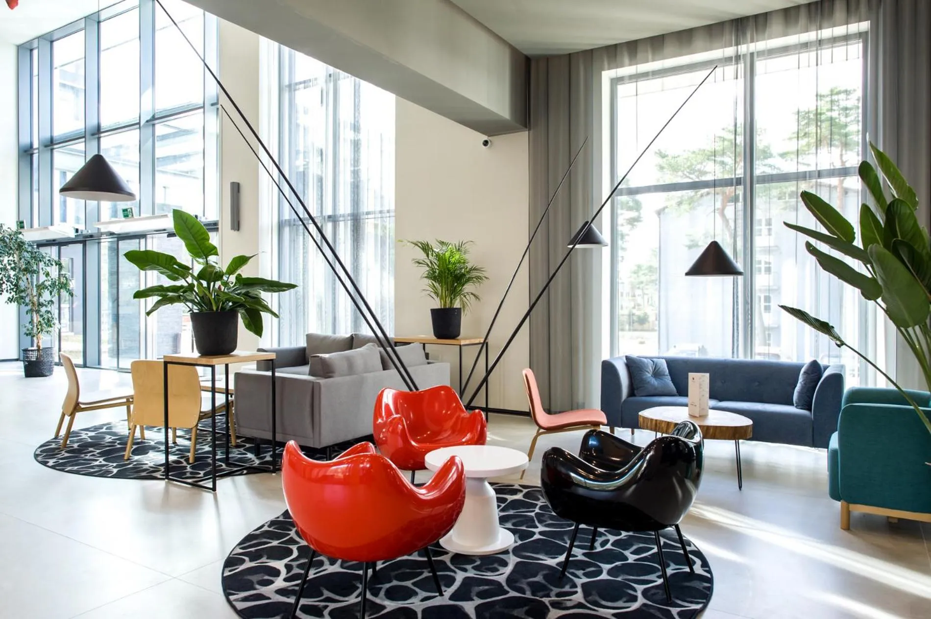 Seating area in Hotel Zalewski