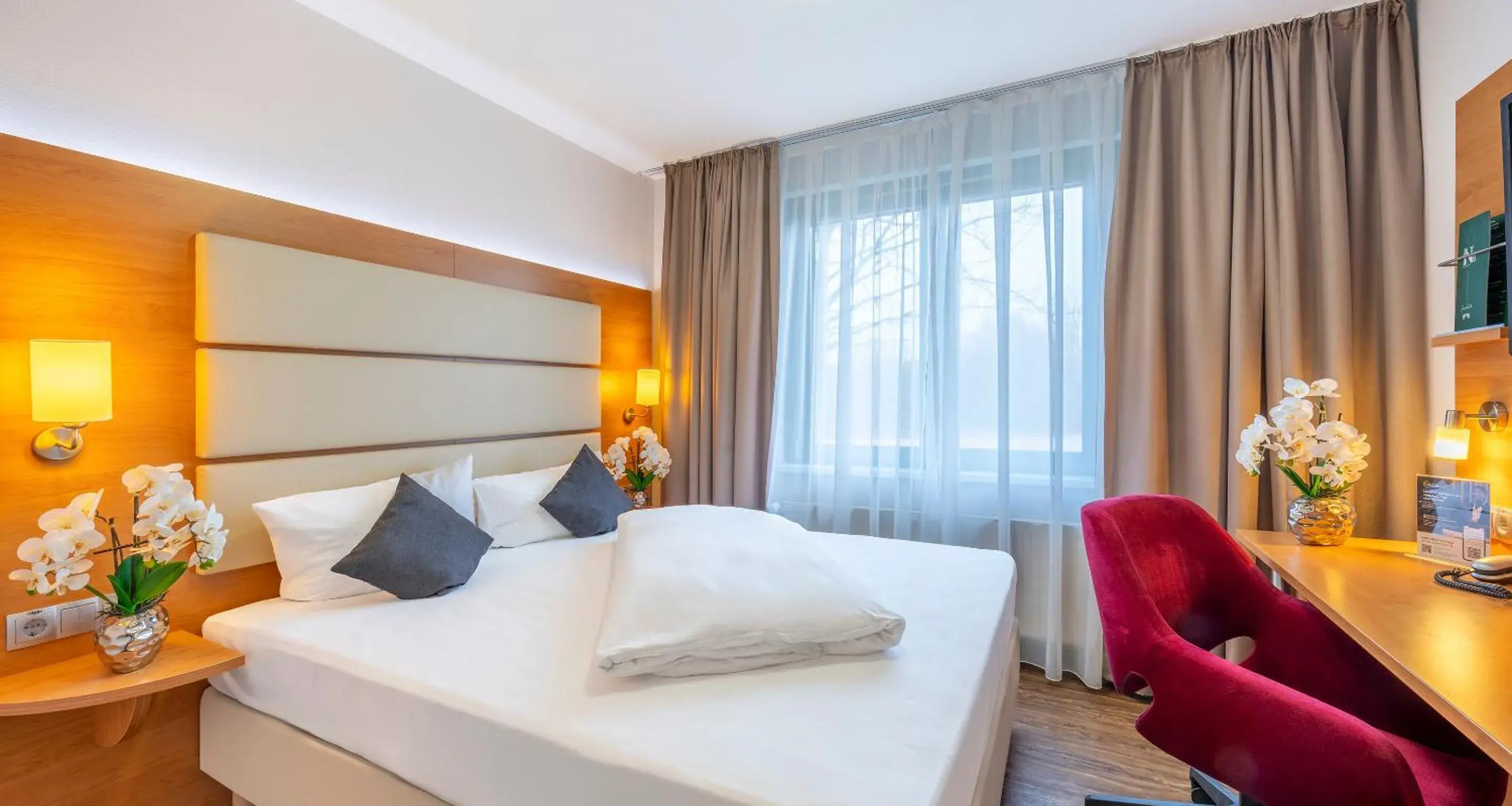 Bed in PLAZA INN Braunschweig City Süd Bed in PLAZA INN Braunschweig City Süd