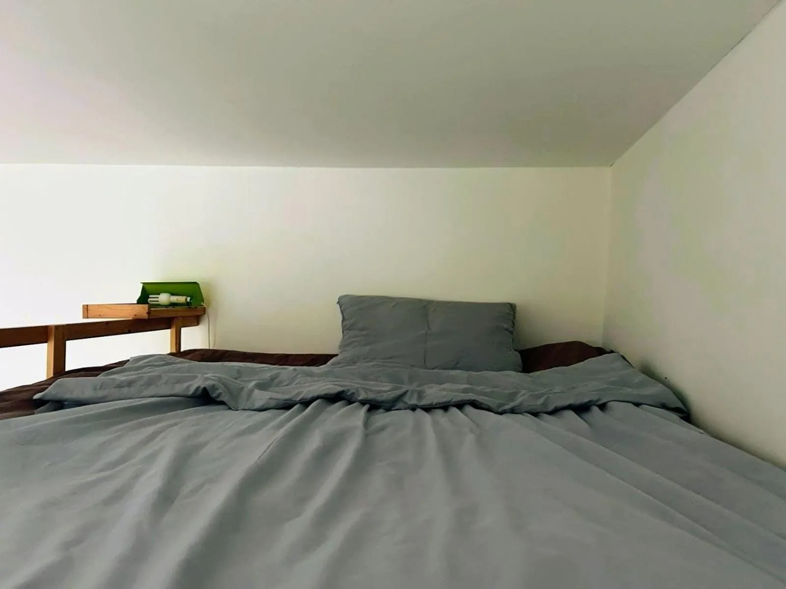 Bed in Marijke's guestroom