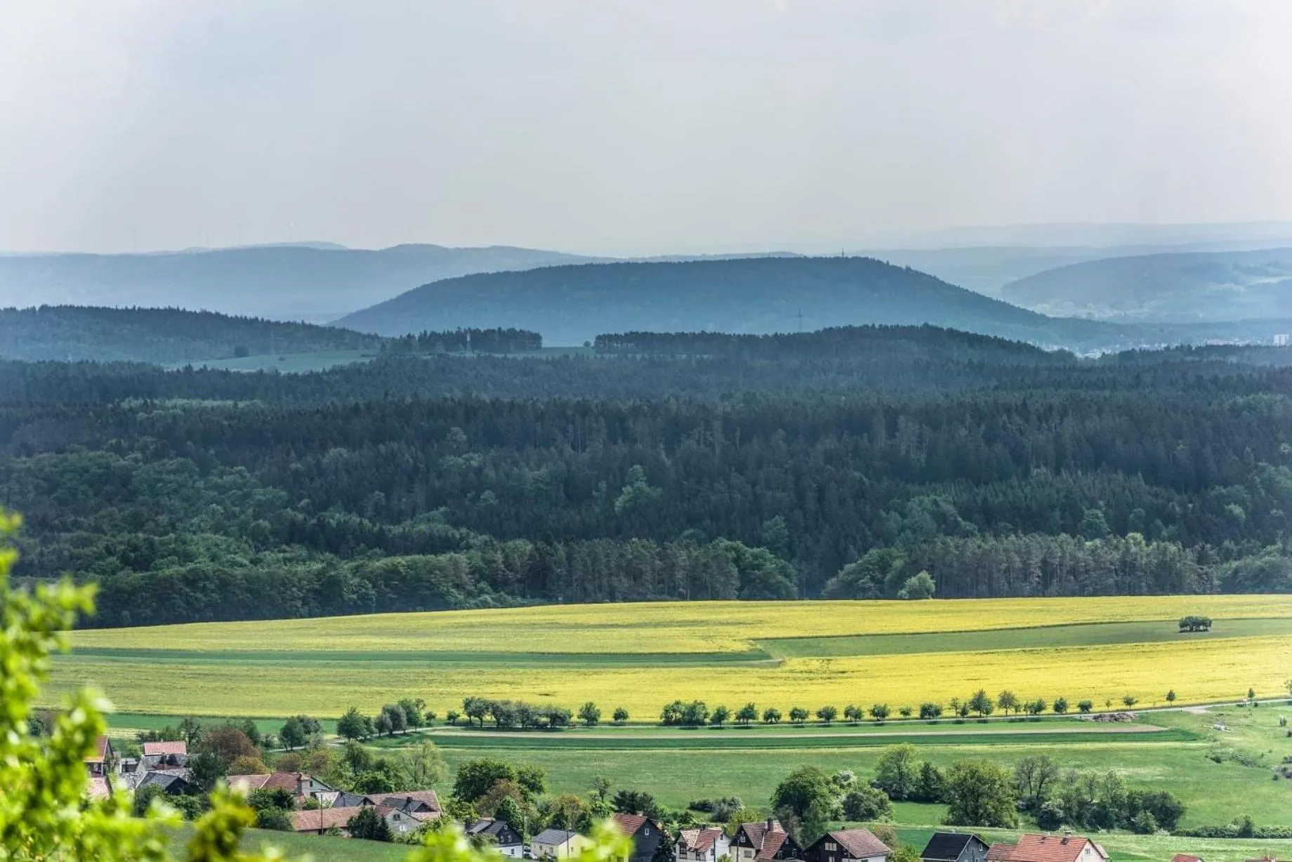 Natural landscape in Haus Rosenbaum am Rennsteig Gruppenhaus - Pension - Begegnungsstätte bis 50 Personen