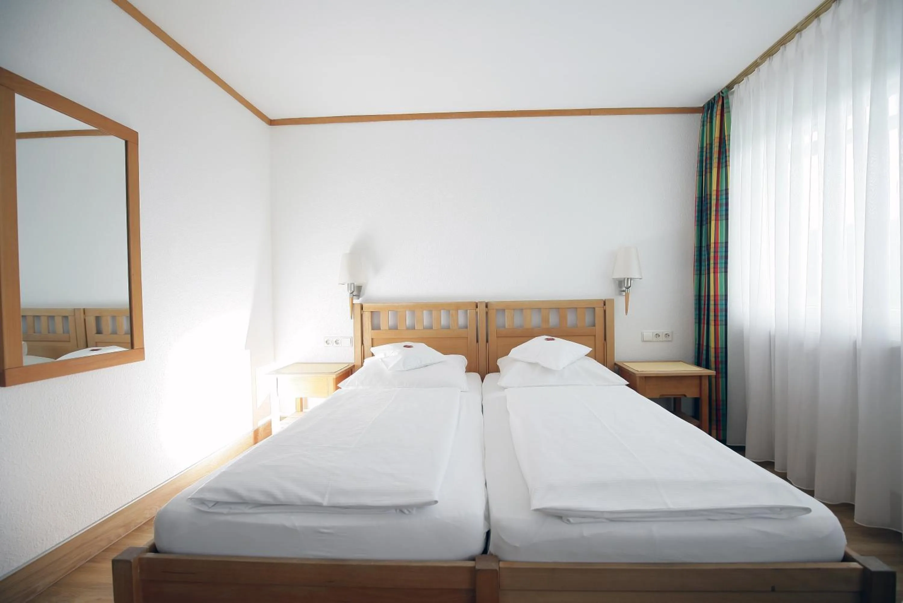 Photo of the whole room, Bed in Badhotel Restaurant Stauferland