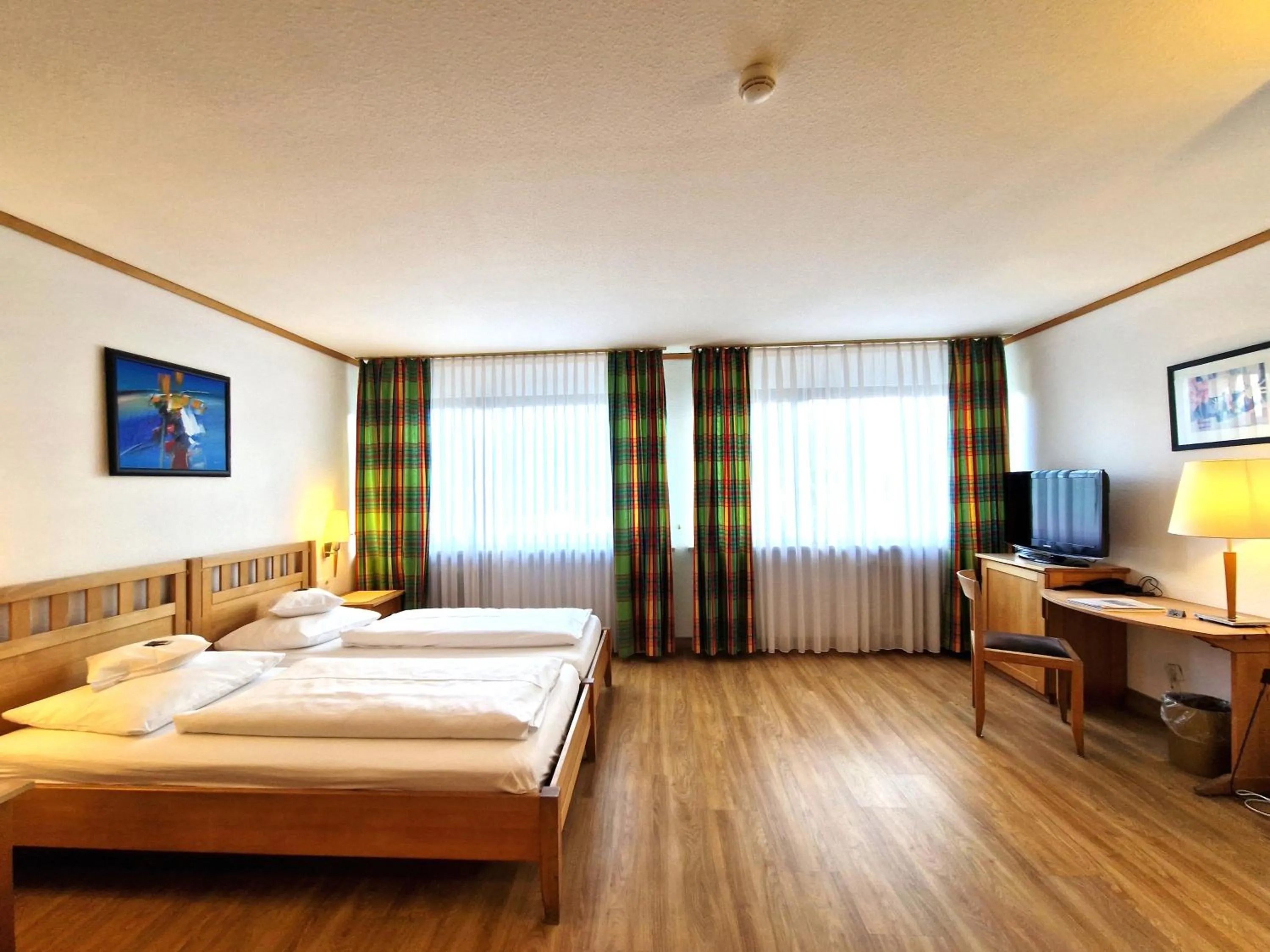 Bed in Badhotel Restaurant Stauferland