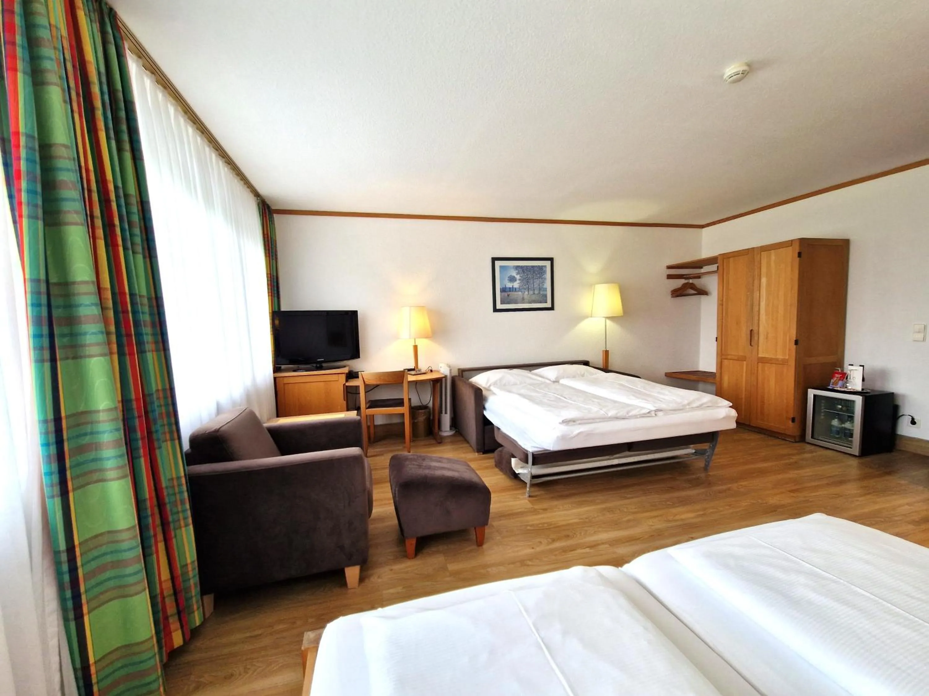 Bed in Badhotel Restaurant Stauferland