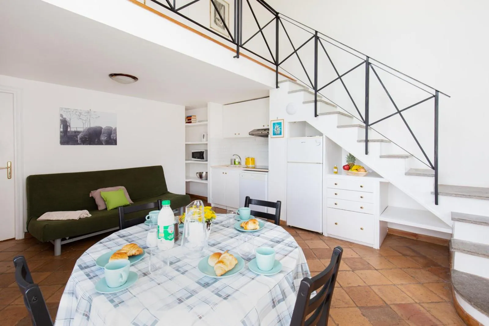 Kitchen or kitchenette, Bed in Tenuta Capizucchi