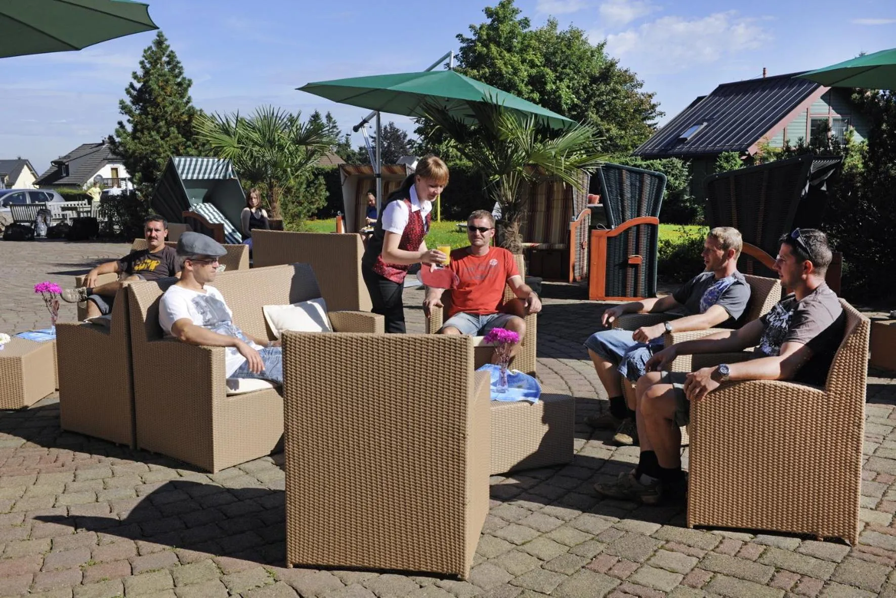 Patio in WAGNERS Sporthotel Oberhof