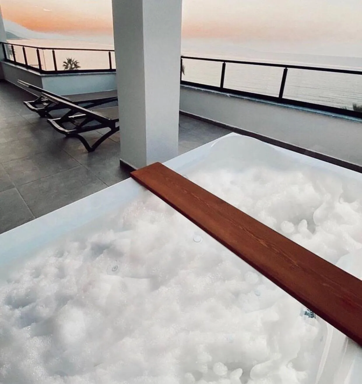 Sea view, Bed in MAIA Luxury Beach Hotel & Spa