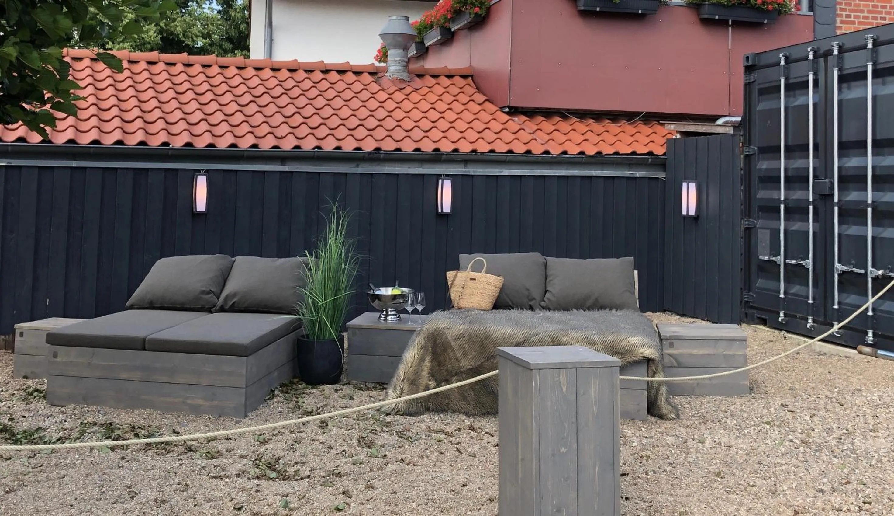 Garden in Hotel Kranenborgh Steinhude am Meer