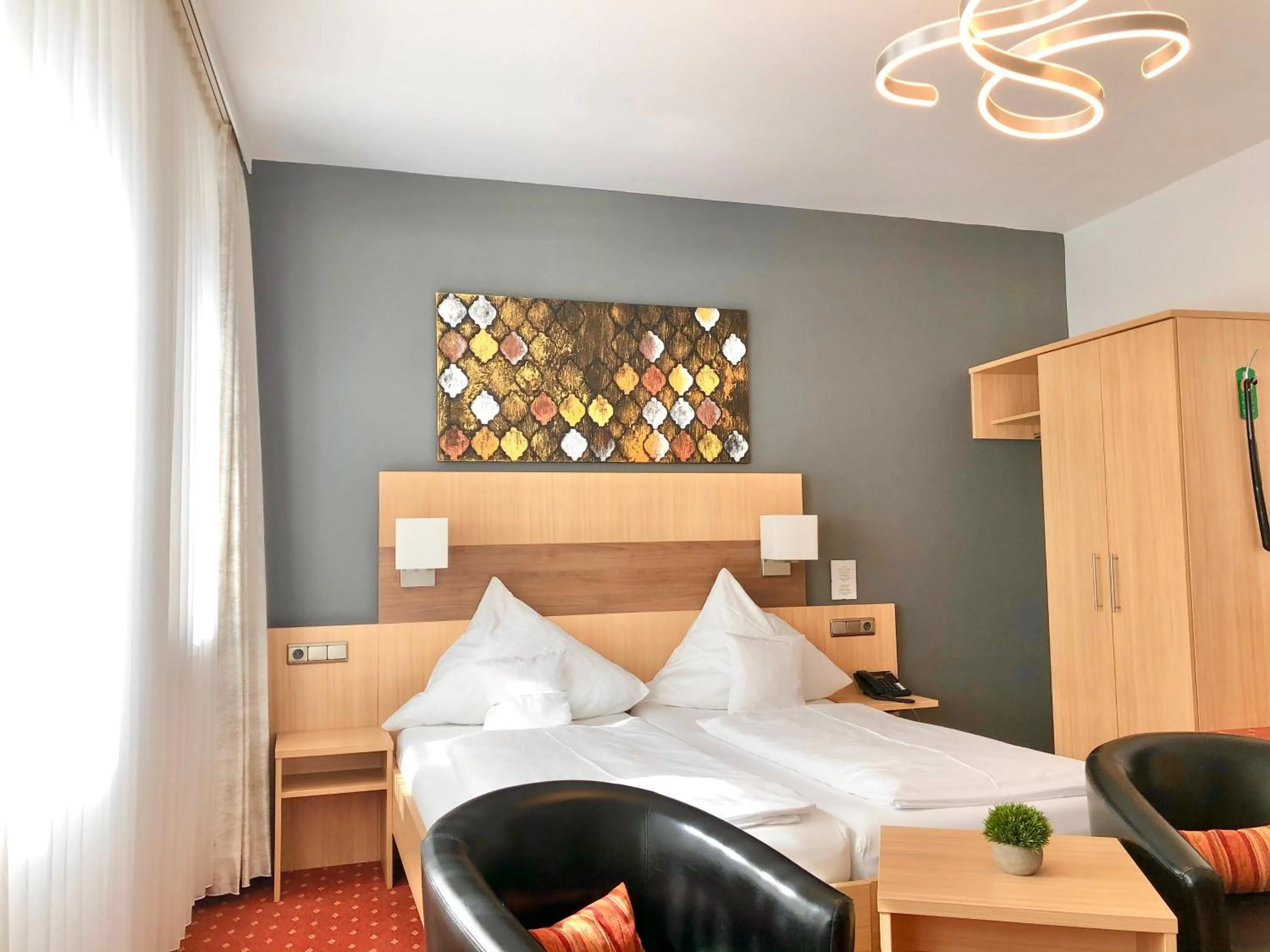 Bed in Hotel Garni "Brauerei Keller"