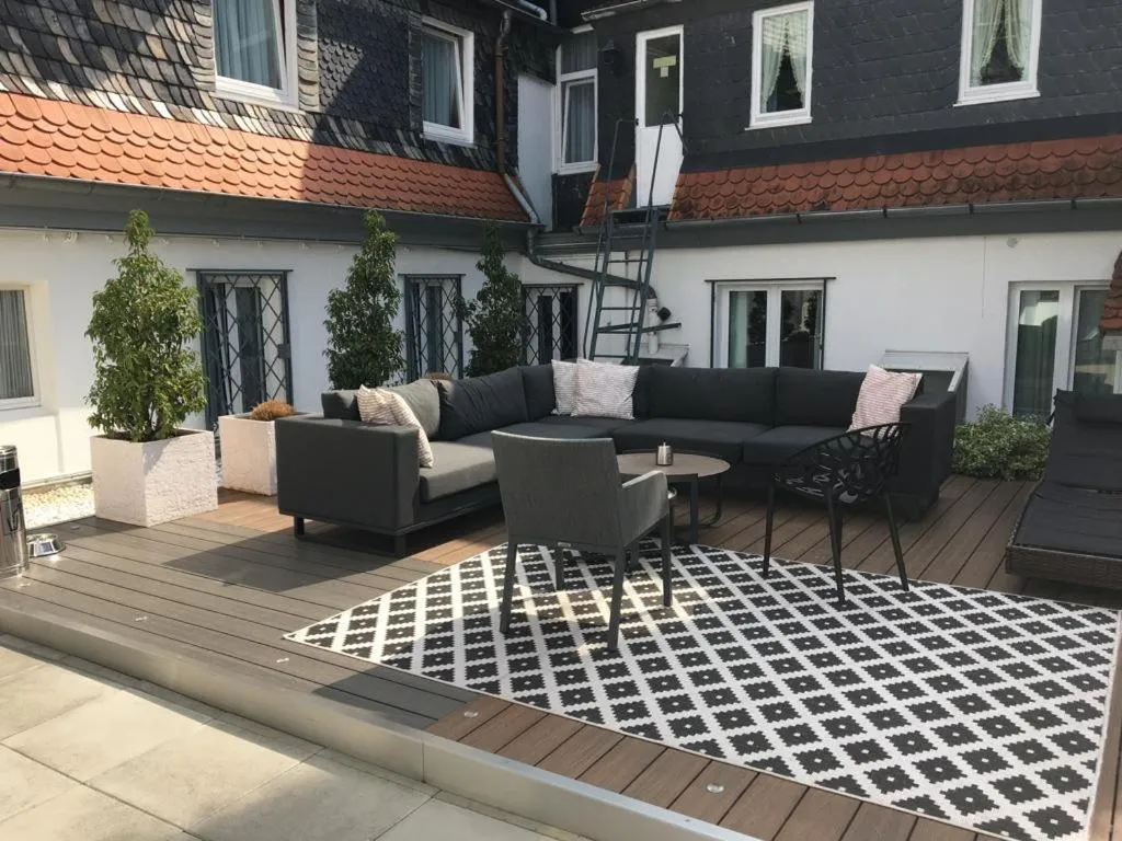 Balcony/Terrace in Hotel Garni "Brauerei Keller"